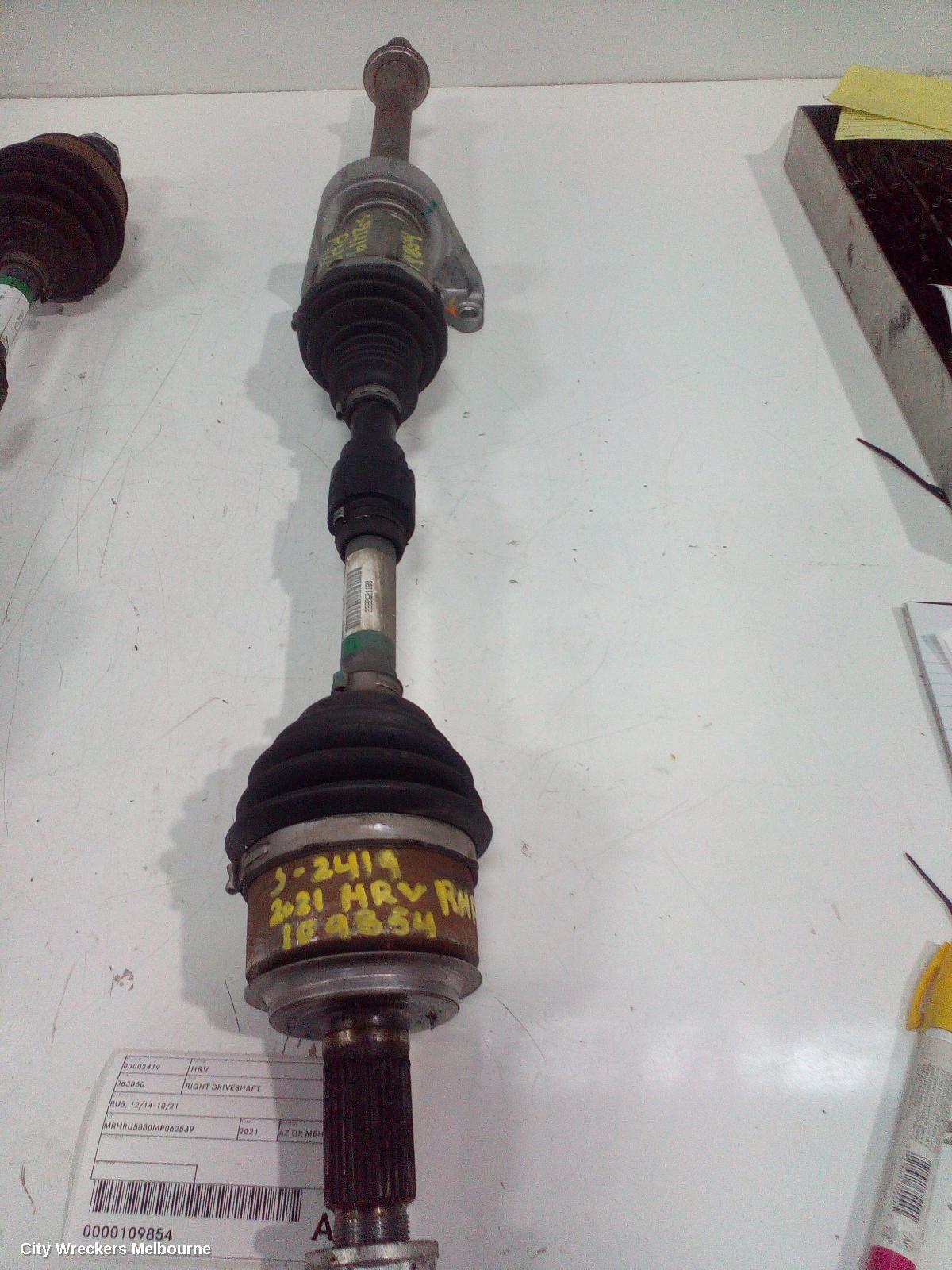 HONDA HRV RIGHT DRIVESHAFT, RU, 12/2014 - 10/2021