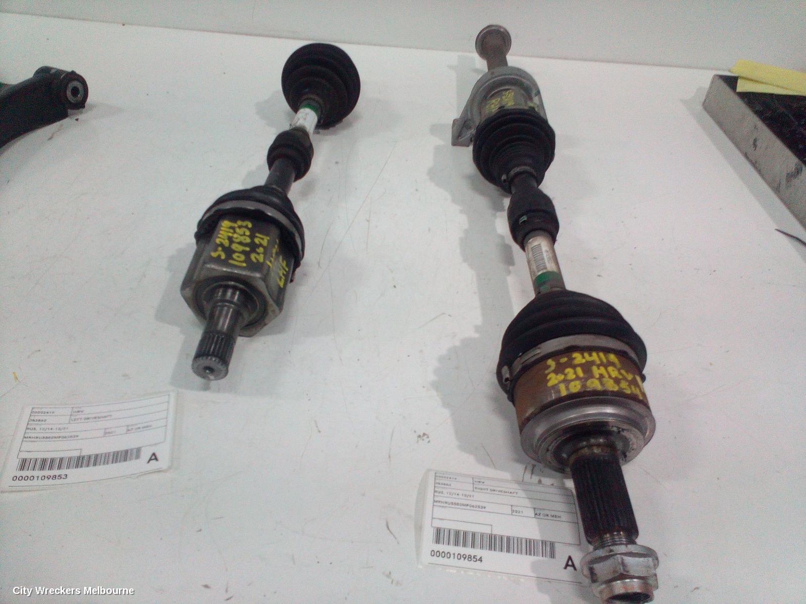 HONDA HRV RIGHT DRIVESHAFT, RU, 12/2014 - 10/2021