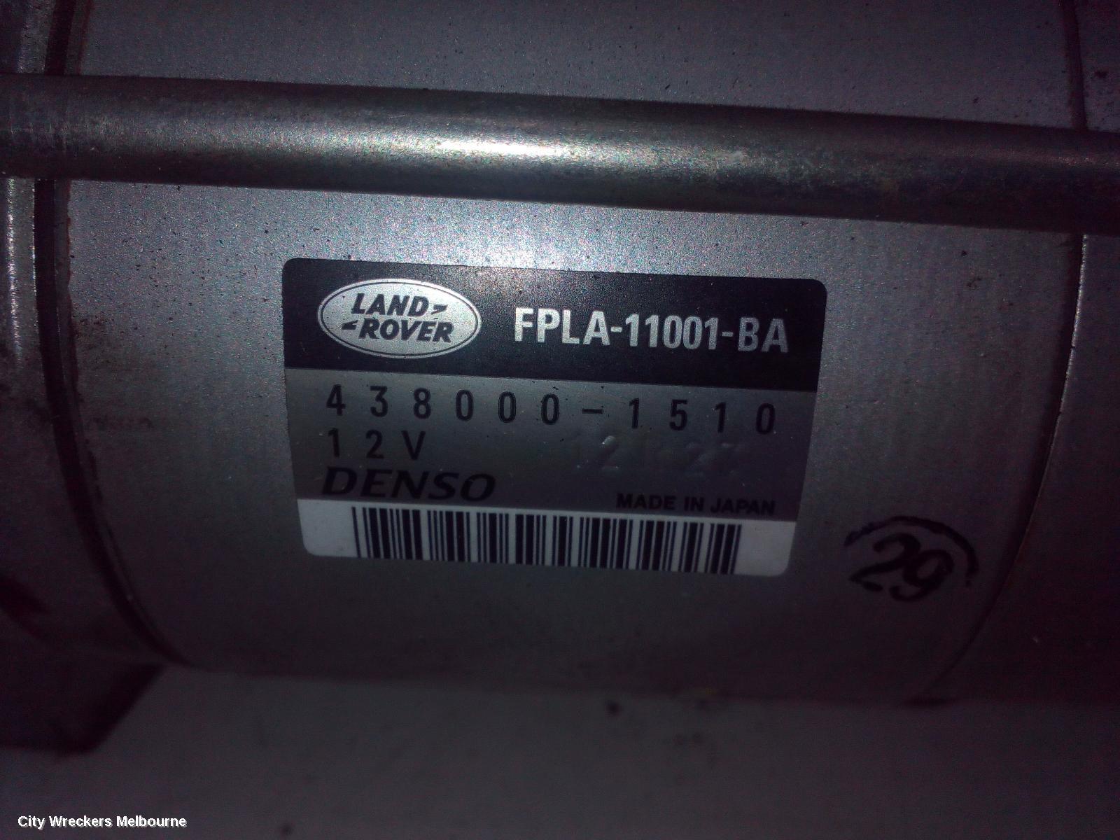 LAND ROVER RANGEROVER SPORT STARTER, L494, DIESEL, 3.0, TURBO, 06/2013 - 04/2022