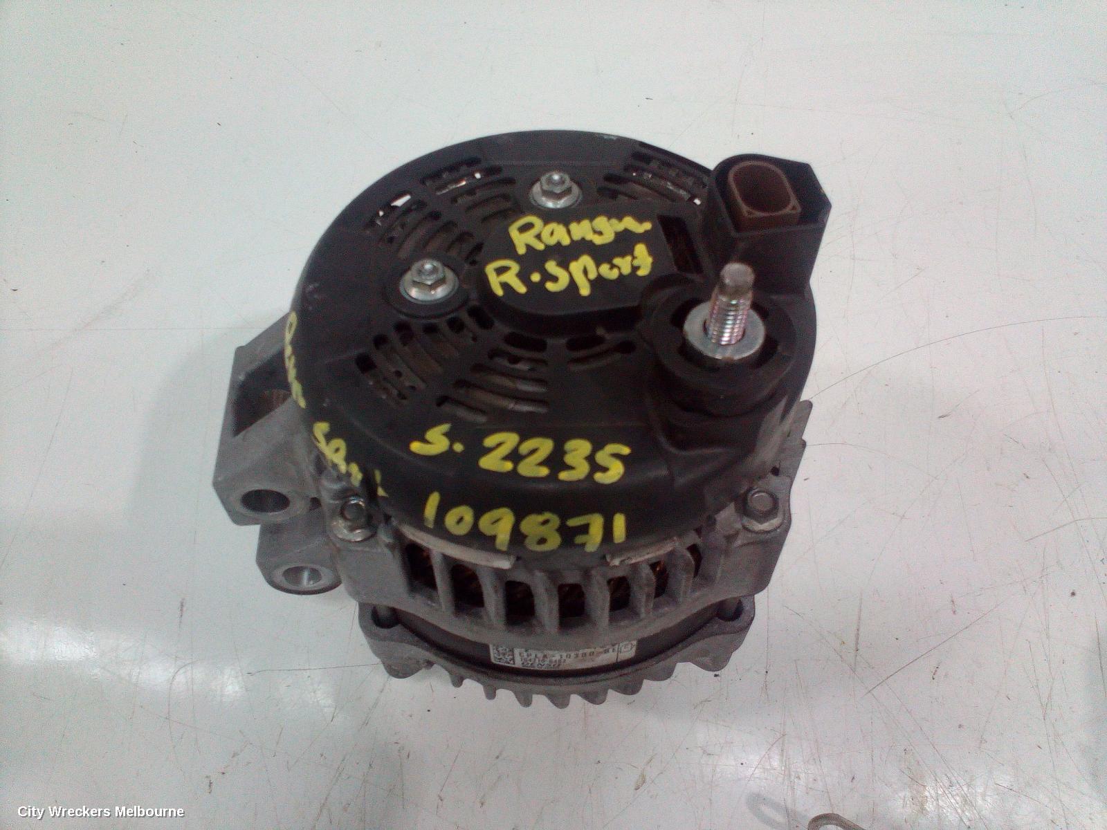 LAND ROVER RANGEROVER SPORT ALTERNATOR, DIESEL, 3.0, TURBO, L494, 06/2013 - 04/2022