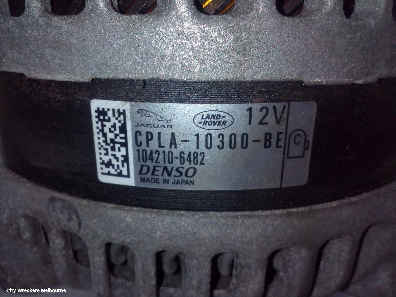 LAND ROVER RANGEROVER SPORT ALTERNATOR, DIESEL, 3.0, TURBO, L494, 06/2013 - 04/2022