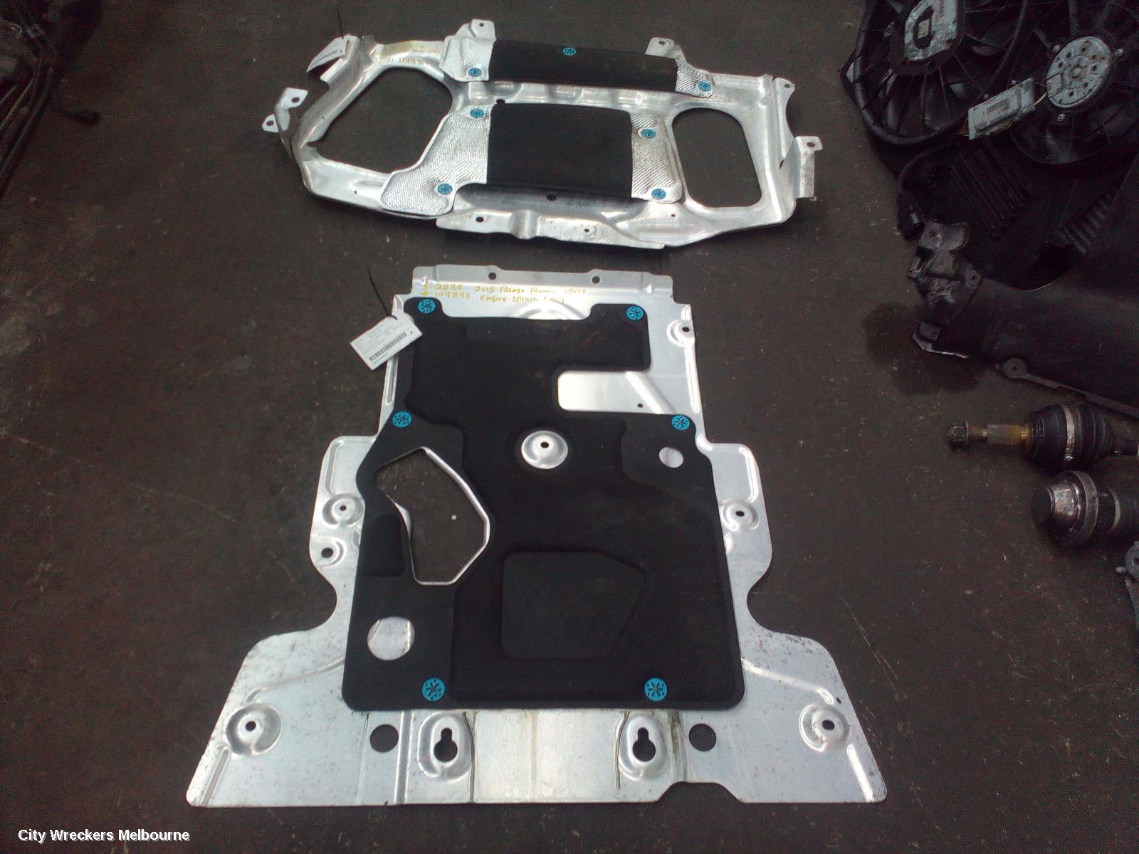 LAND ROVER RANGEROVER SPORT ENGINE COVER, DIESEL, 3.0, SINGLE TURBO, L494, 06/2013 - 04/2022