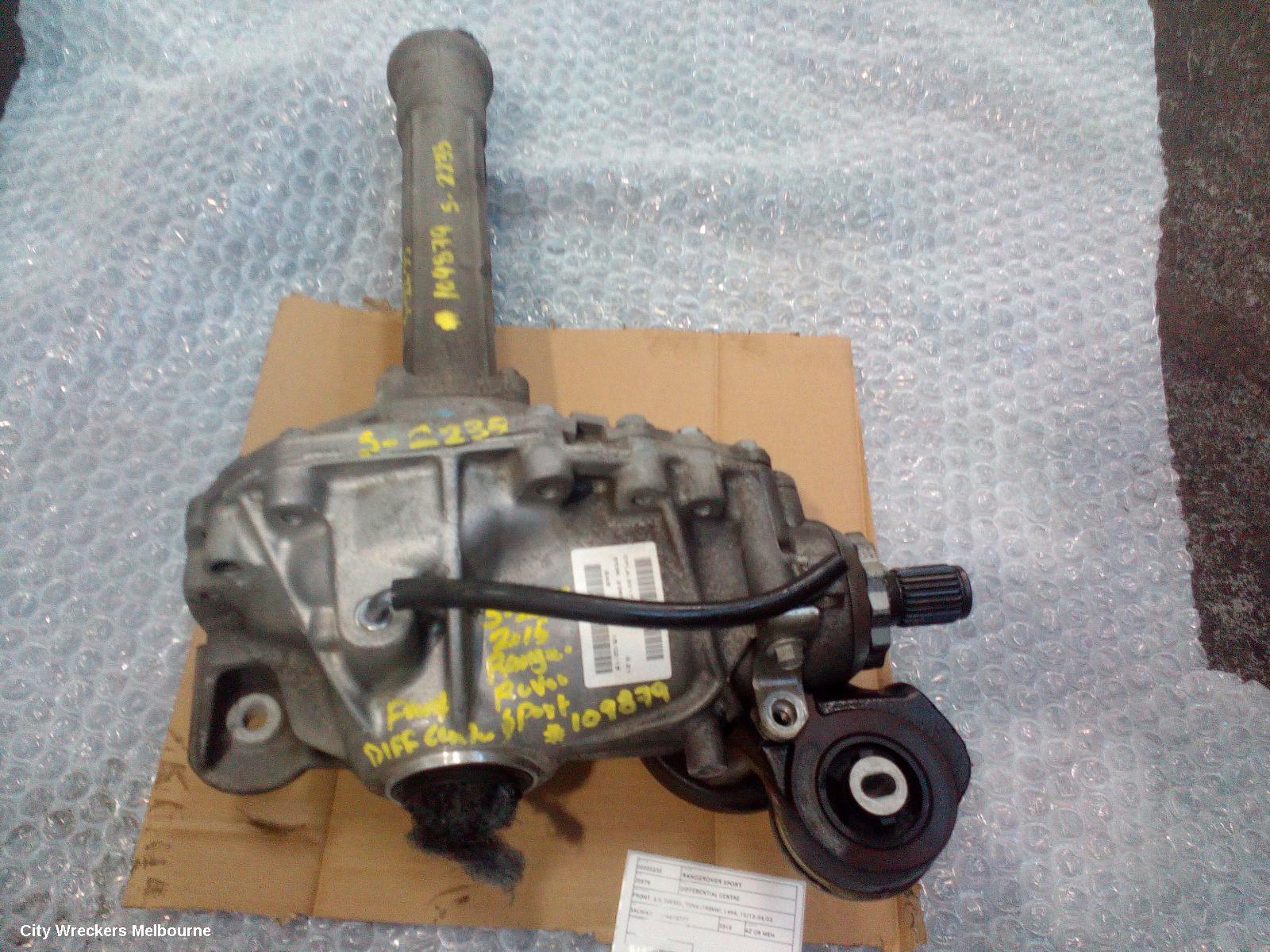 LAND ROVER RANGEROVER SPORT DIFFERENTIAL CENTRE, FRONT, 3.0, DIESEL, TDV6 (190KW), L494, 12/2013 - 04/2022