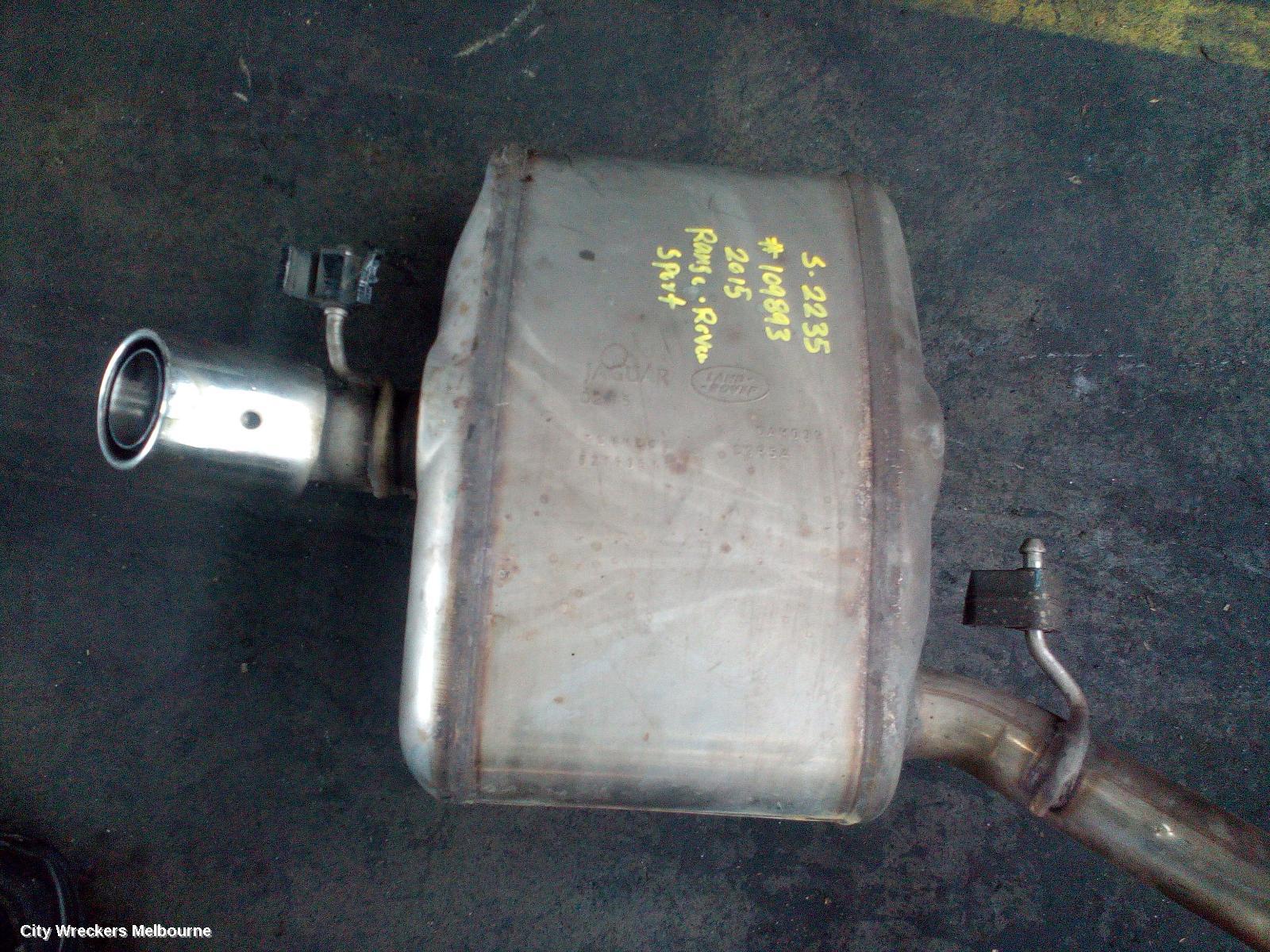 LAND ROVER RANGEROVER SPORT EXHAUST SYSTEM, L494, 12/2013 - 04/2022