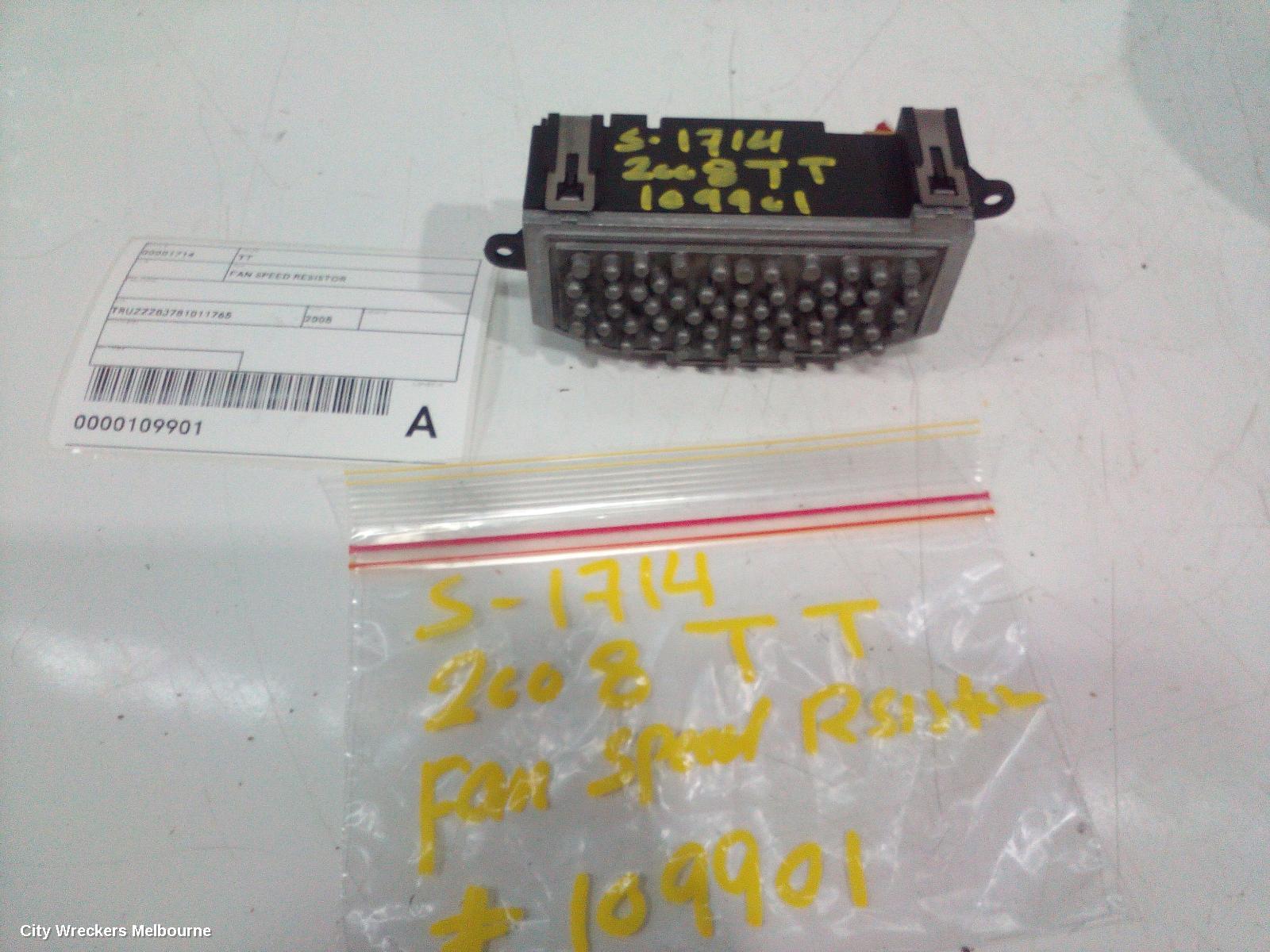 AUDI TT FAN SPEED RESISTOR
