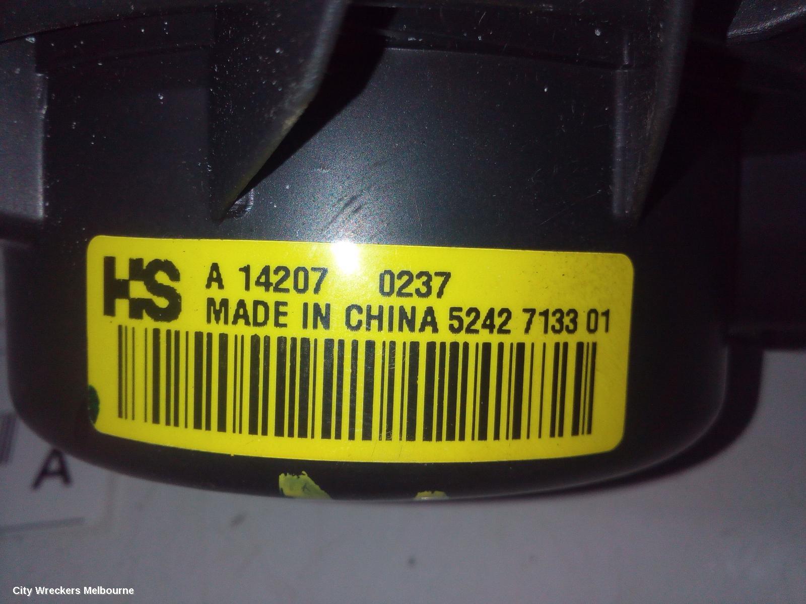 HOLDEN CRUZE HEATER FAN MOTOR, JH, 03/2011 - 01/2017