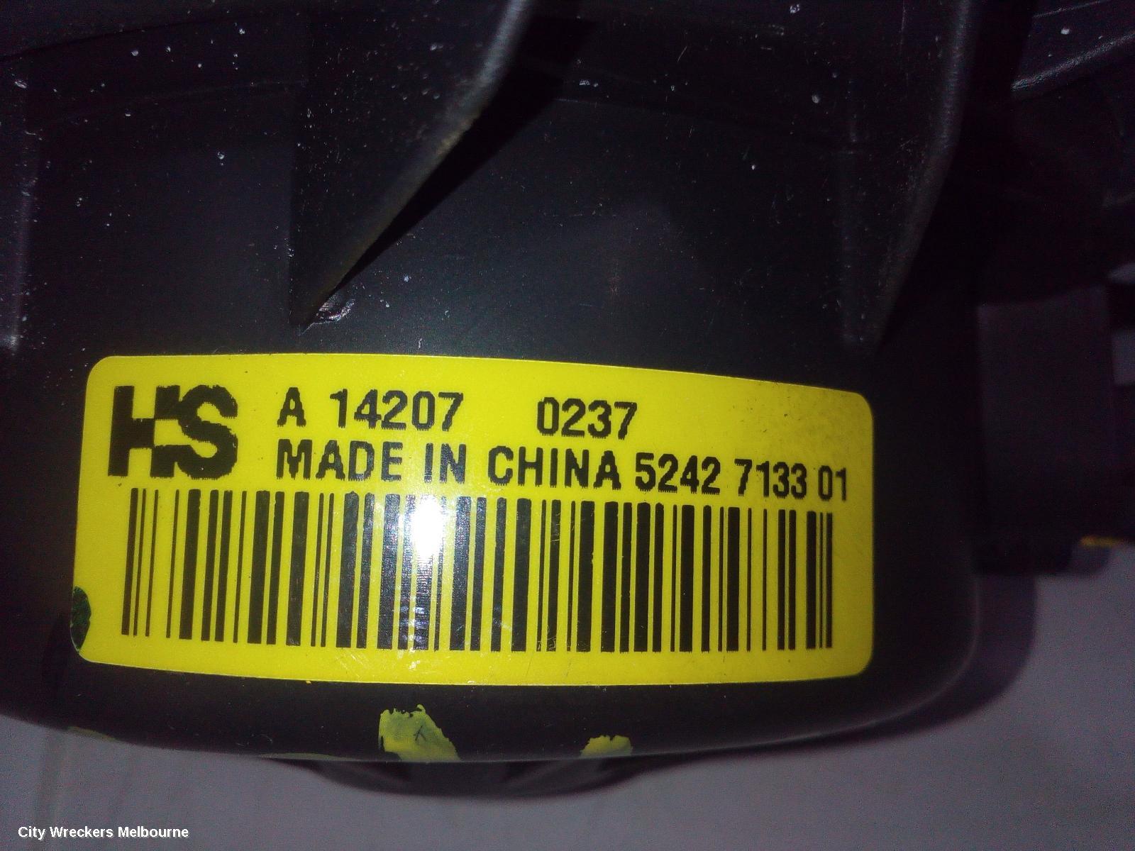 HOLDEN CRUZE HEATER FAN MOTOR, JH, 03/2011 - 01/2017