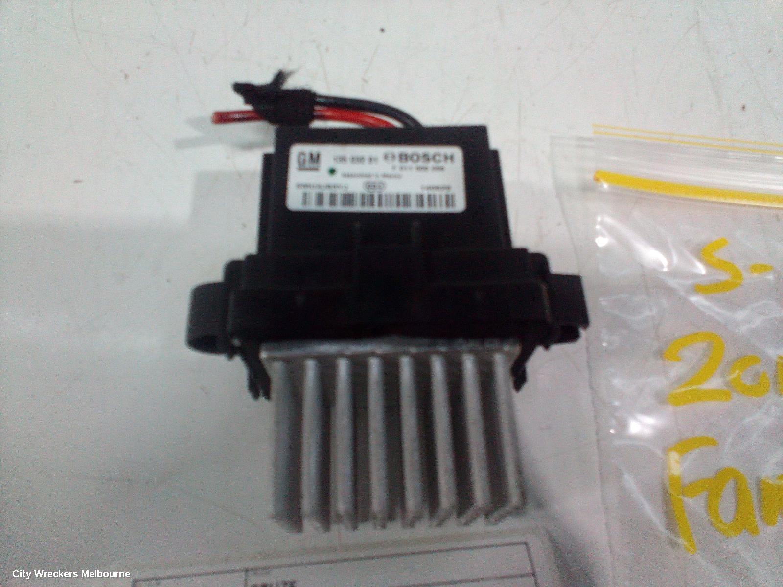 HOLDEN CRUZE FAN SPEED RESISTOR, JH, 03/2011 - 01/2017