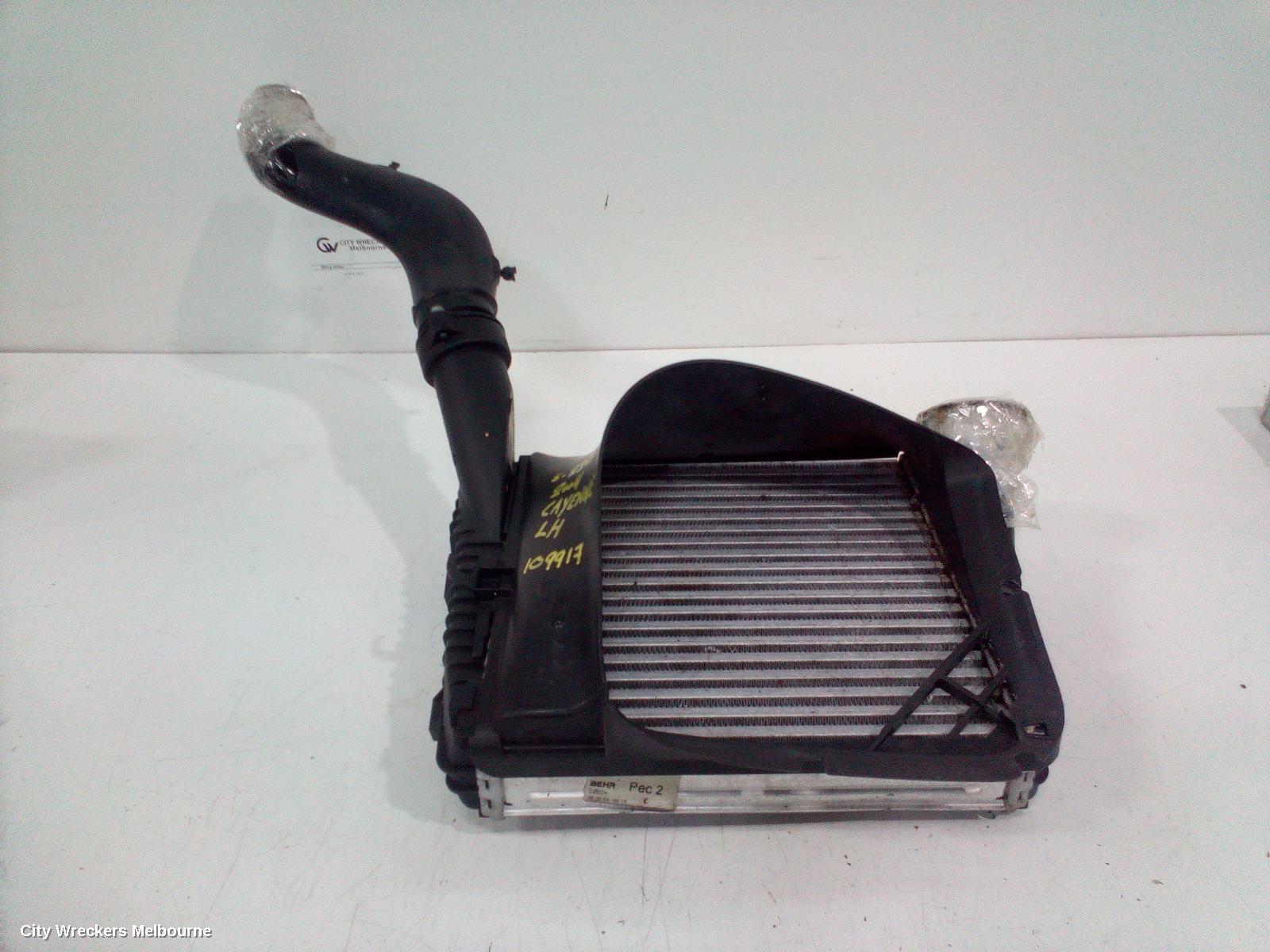PORSCHE CAYENNE INTERCOOLER, PETROL, 4.5, LH SIDE, 9PA, 06/2003 - 12/2006