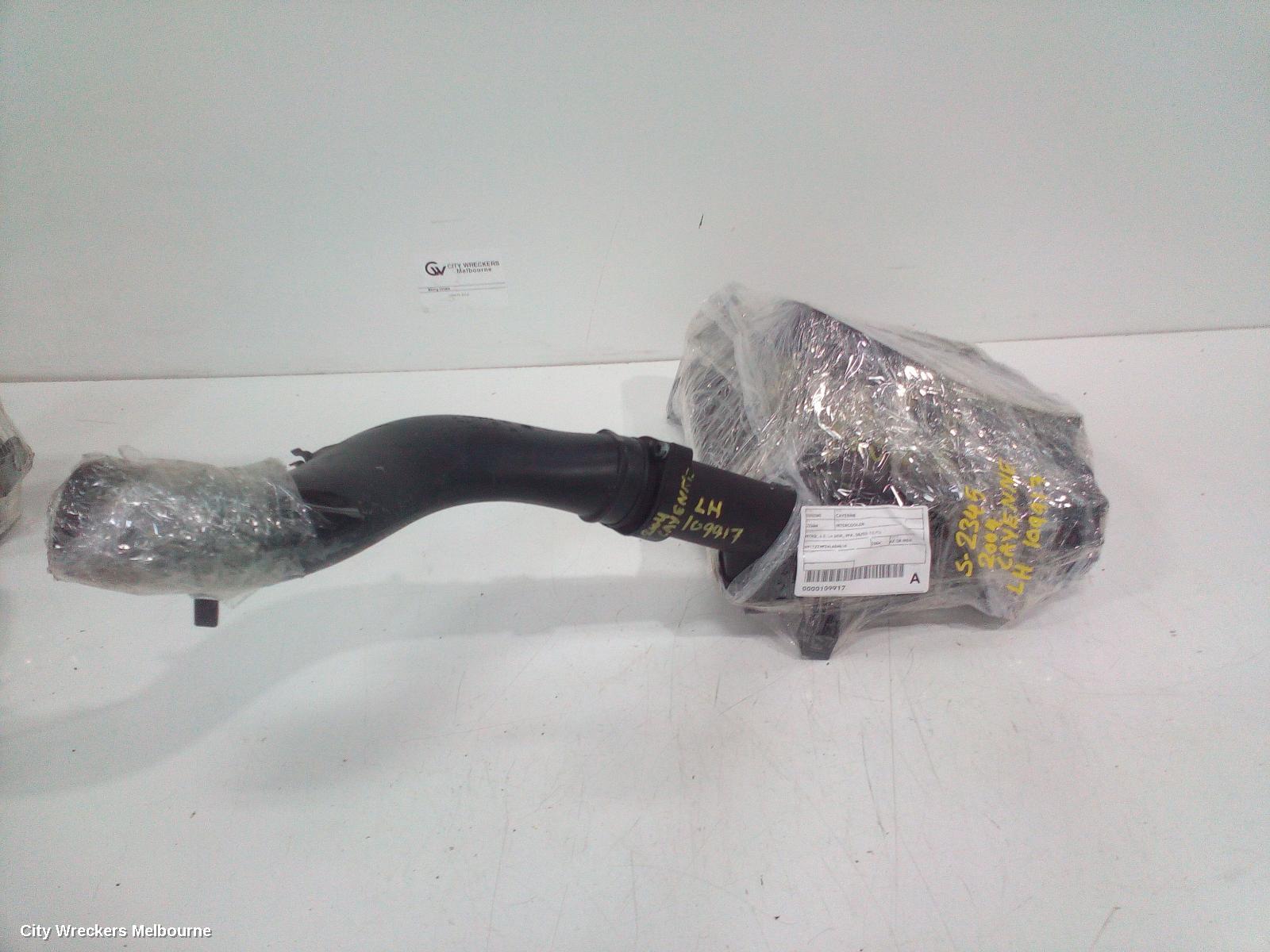PORSCHE CAYENNE INTERCOOLER, PETROL, 4.5, LH SIDE, 9PA, 06/2003 - 12/2006