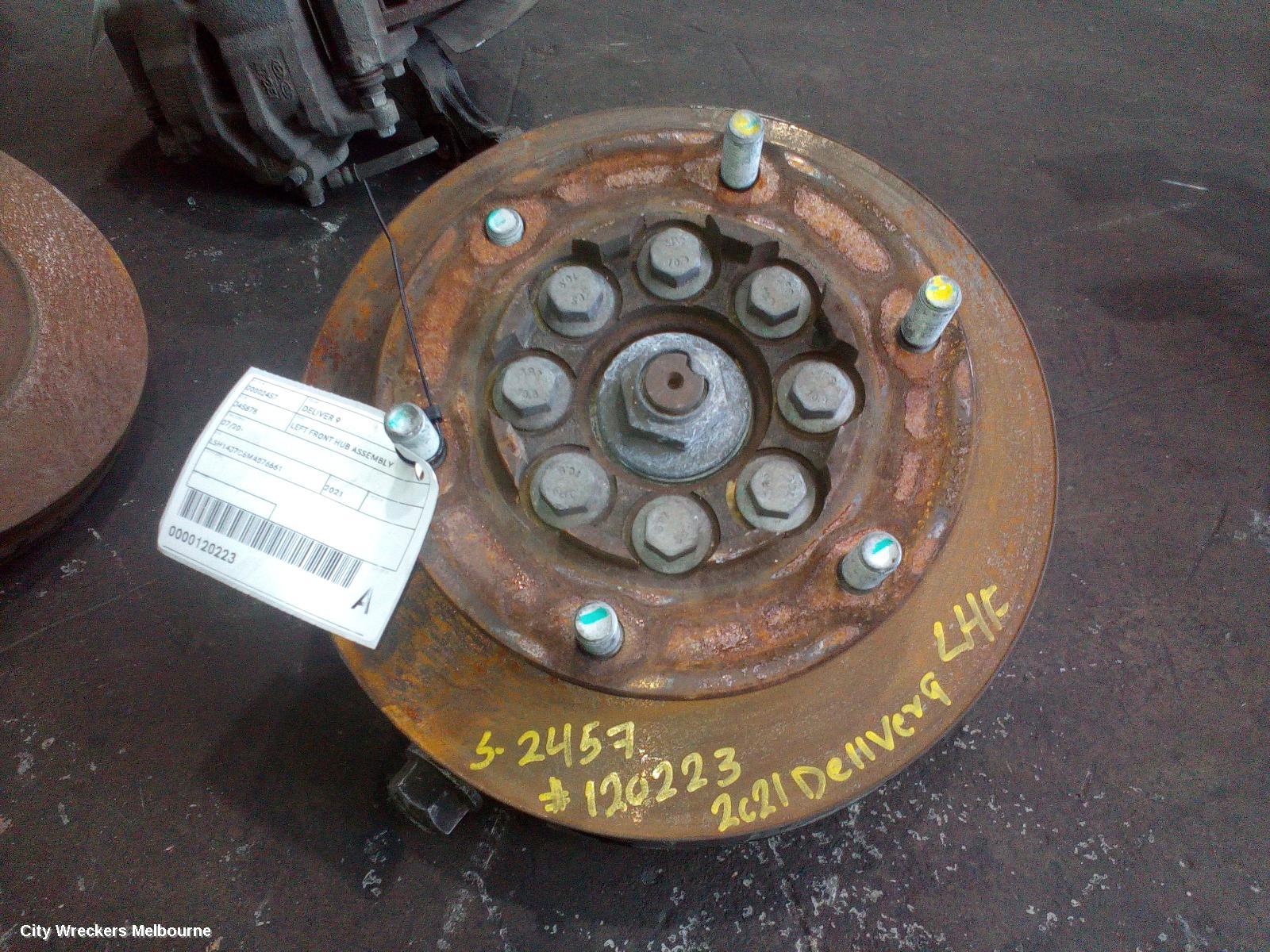 LDV DELIVER 9 LEFT FRONT HUB ASSEMBLY, 07/2020 ONWARDS