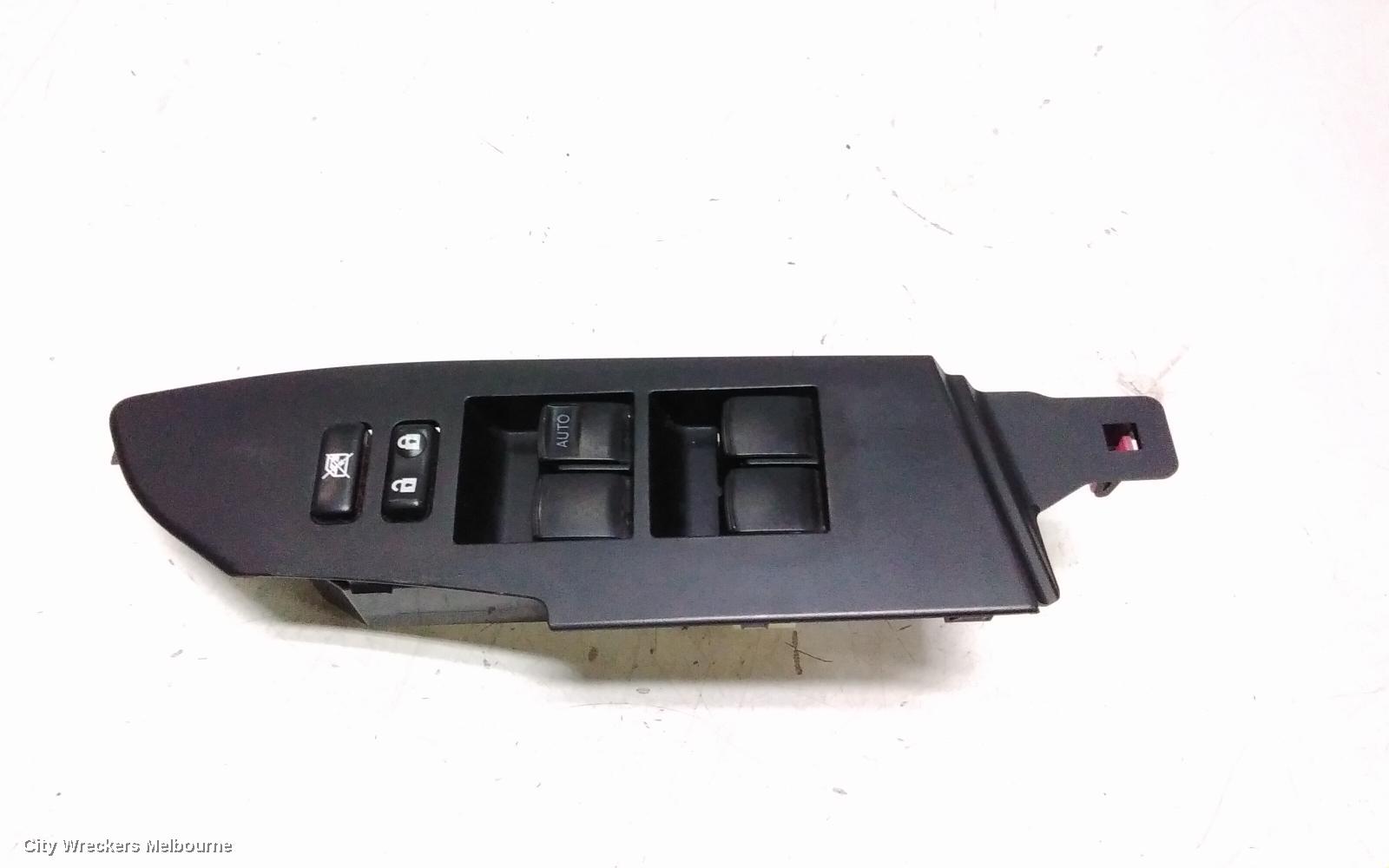 TOYOTA COROLLA PWR DR WIND SWITCH, RH FRONT (MASTER SWITCH), ZRE172R, SEDAN, 12/2013 - 06/2019