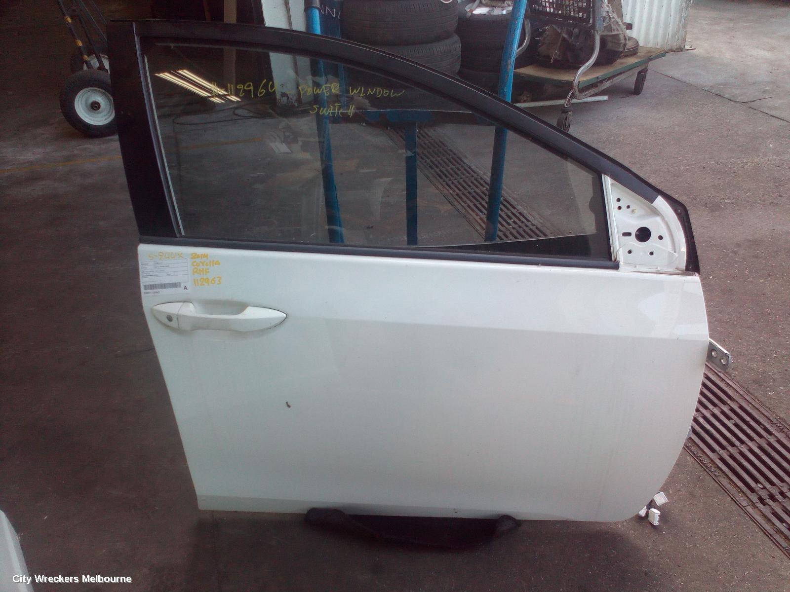 TOYOTA COROLLA PWR DR WIND SWITCH, RH FRONT (MASTER SWITCH), ZRE172R, SEDAN, 12/2013 - 06/2019