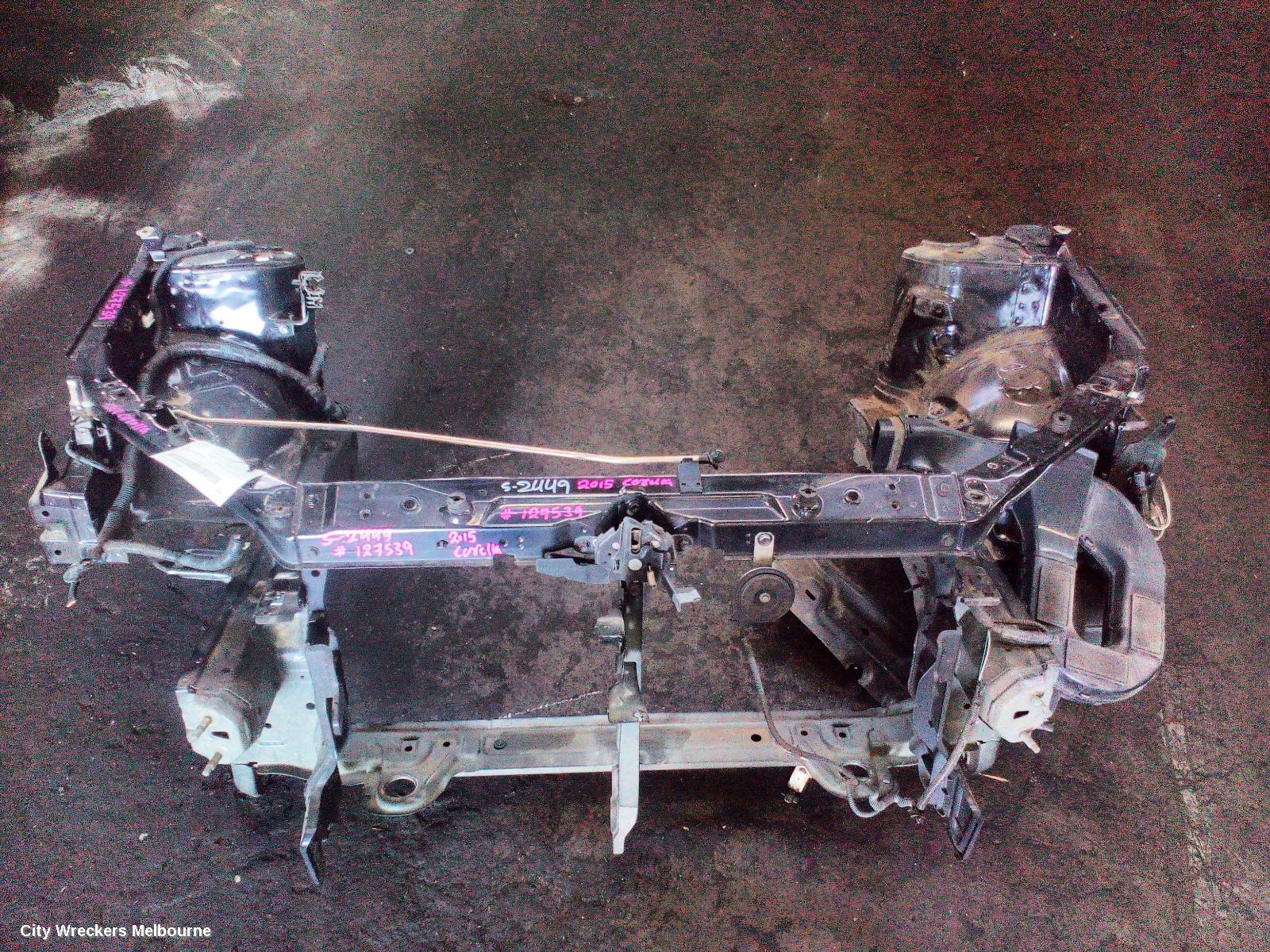 TOYOTA COROLLA RADIATOR SUPPORT, ZRE172R, SEDAN, 12/2013 - 06/2019