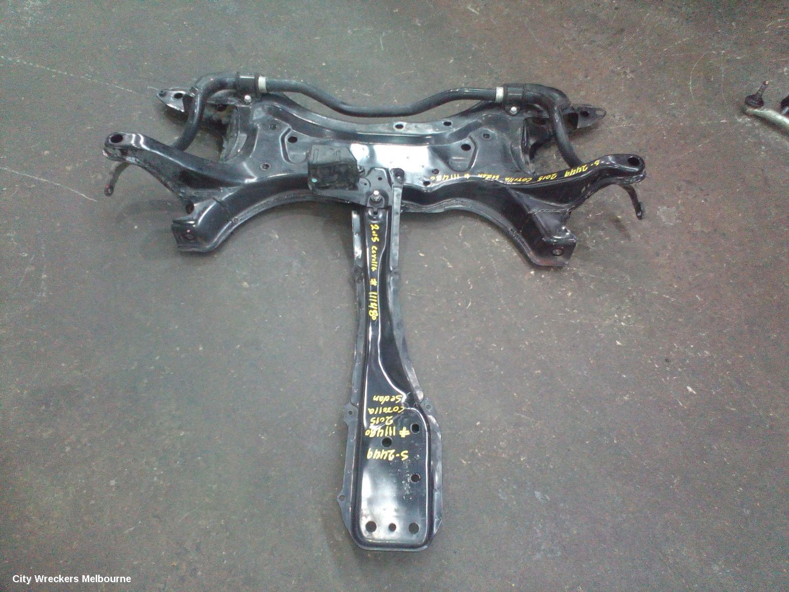 TOYOTA COROLLA FRT XMEMBER/CRADLE, ZRE172R, CROSSMEMBER, 12/2013 - 06/2019