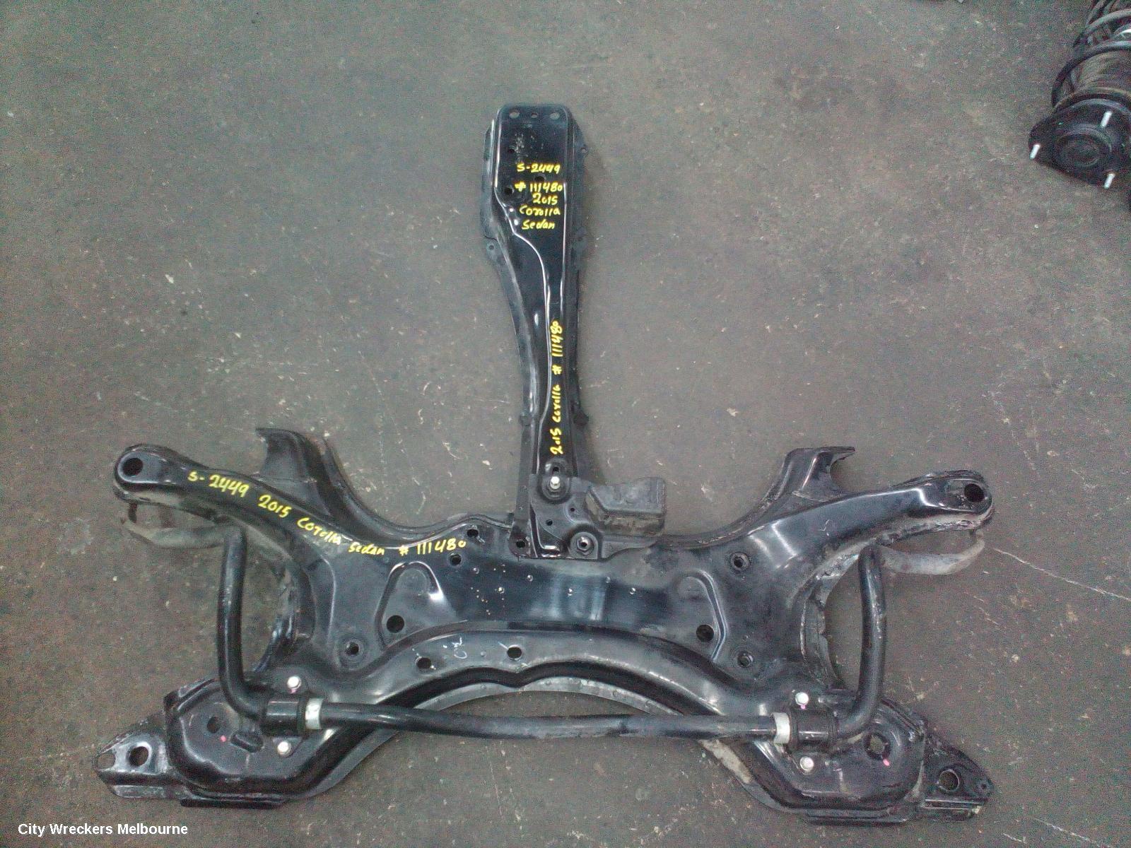TOYOTA COROLLA FRT XMEMBER/CRADLE, ZRE172R, CROSSMEMBER, 12/2013 - 06/2019