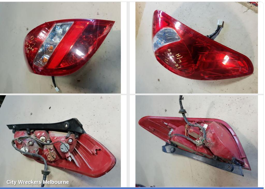 HYUNDAI I20 RIGHT TAILLIGHT, BUMPER REFLECTOR, PB, 03/2012 - 12/2015
