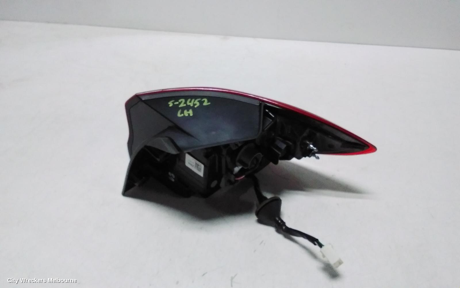 HYUNDAI I30 LEFT TAILLIGHT, IN BODY, PD, HATCH (S.KOREA VIN KMHH), STANDARD, NON LED TYPE, 03/2017 ONWARDS
