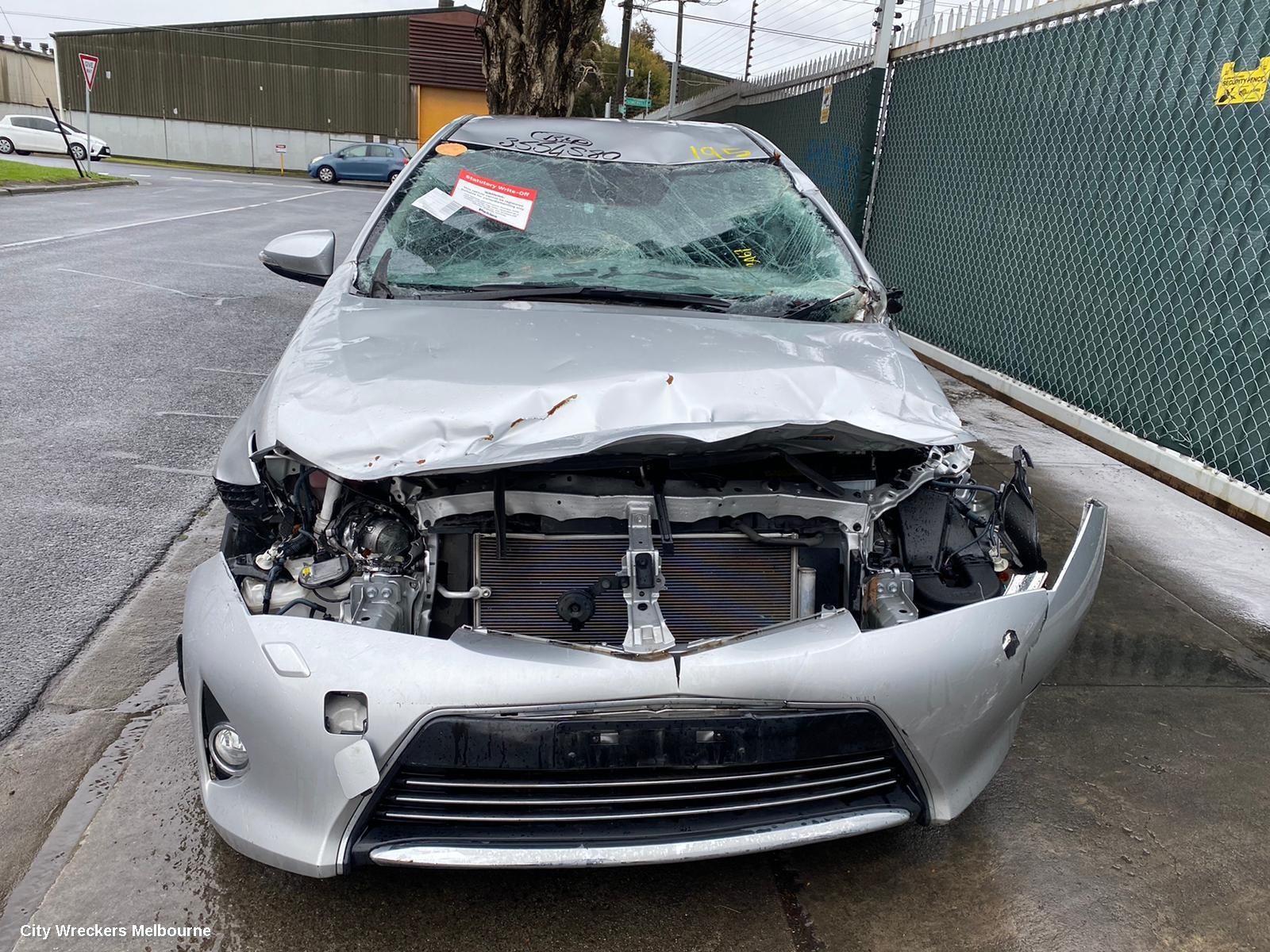 TOYOTA COROLLA SUNVISOR, ZRE182R, LH SIDE, 10/2012 - 06/2018