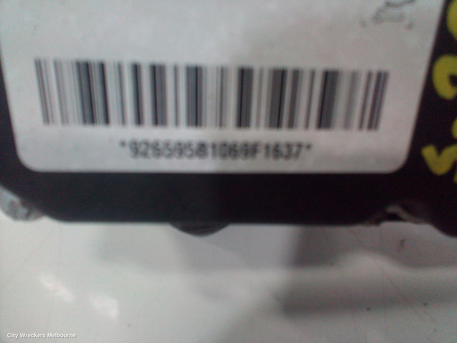 HOLDEN COMMODORE ABS PUMP/MODULATOR, VE, NON TRACTION CONTROL TYPE, 08/2006 - 04/2013