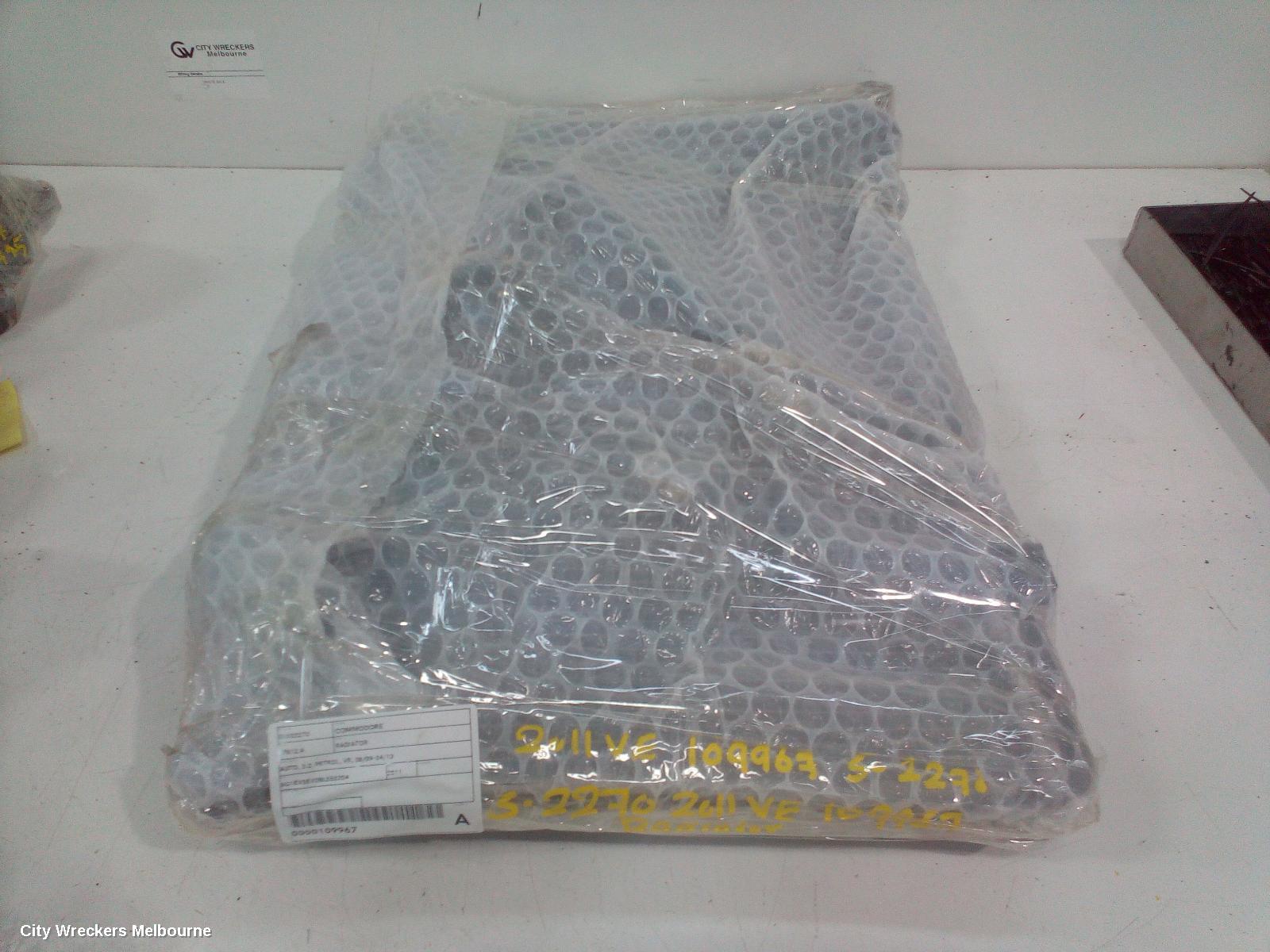 HOLDEN COMMODORE RADIATOR, AUTO, 3.0, PETROL, VE, 08/2009 - 04/2013