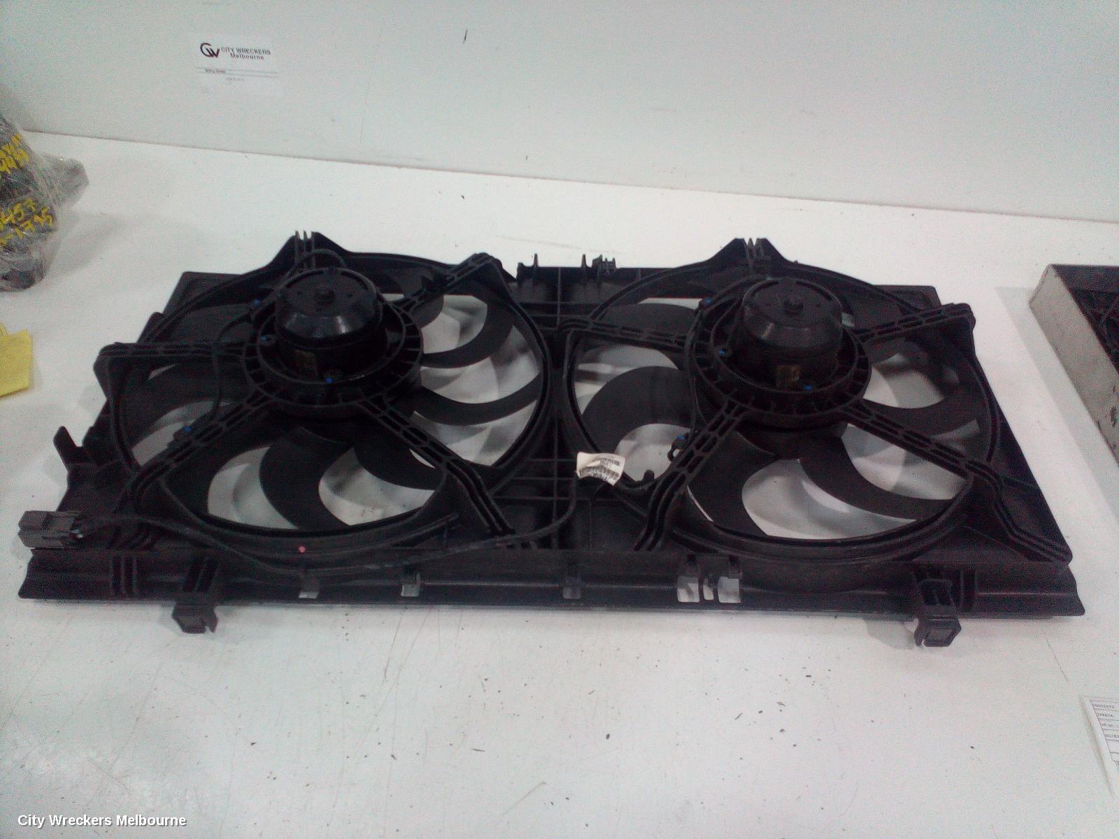 HOLDEN COMMODORE FAN, DUAL FAN ASSY, 3.6, VE, 09/2010 - 04/2013