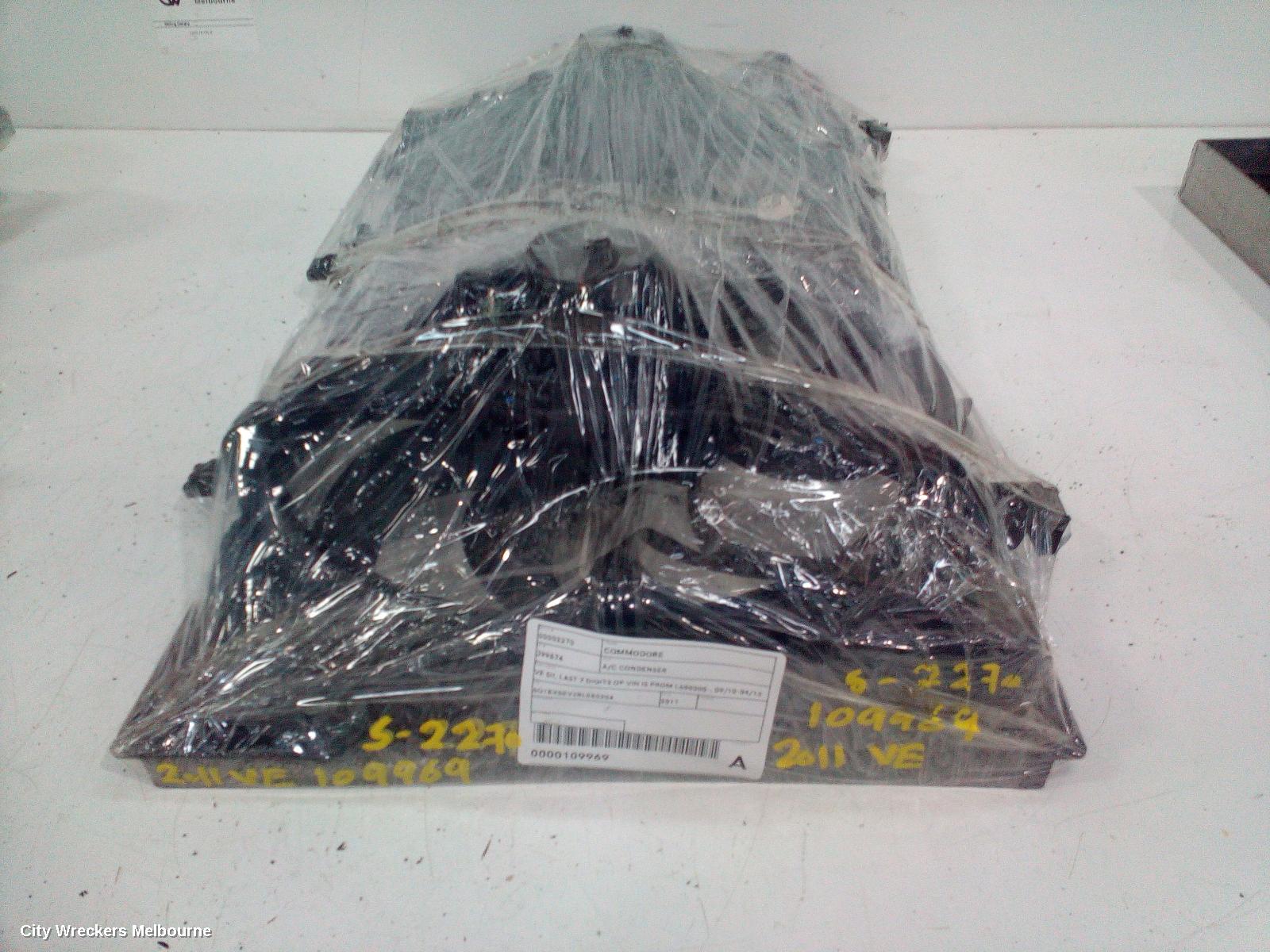 HOLDEN COMMODORE A/C CONDENSER, VE SII, LAST 7 DIGITS OF VIN IS FROM L600000-, 09/2010 - 04/2013