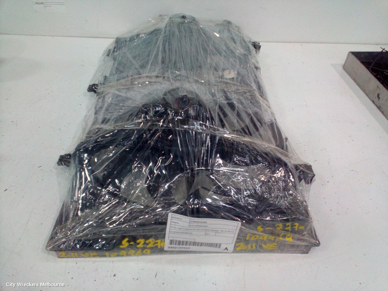 HOLDEN COMMODORE A/C CONDENSER, VE SII, LAST 7 DIGITS OF VIN IS FROM L600000-, 09/2010 - 04/2013