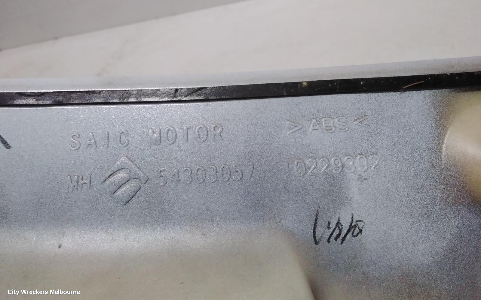 MG ZS REAR SPOILER, AZS1, 09/2017 - 06/2025