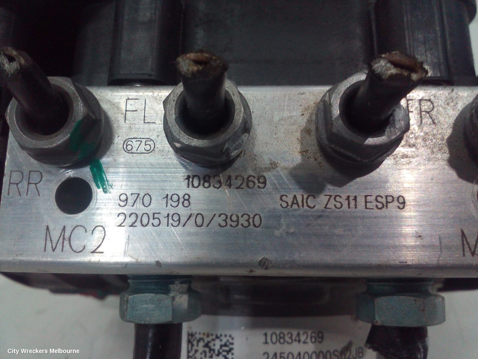 MG ZS ABS PUMP/MODULATOR, AZS1, 09/2017 - 06/2025