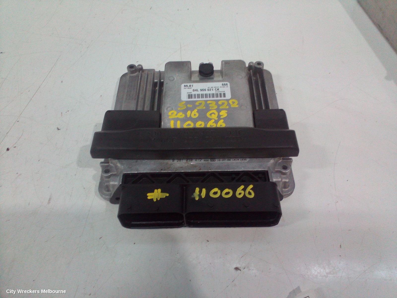 AUDI Q5 ECU, ENGINE ECU, 2.0, DIESEL, CNHA CODE, ECU ONLY, 8R, 11/2012 - 01/2017
