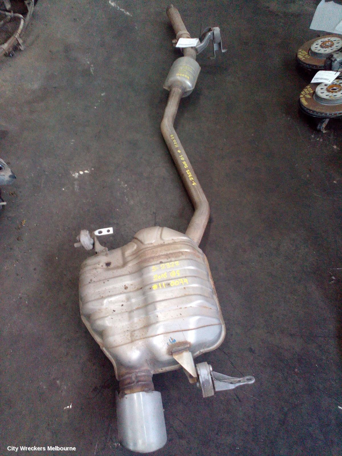 AUDI Q5 EXHAUST SYSTEM, 8R, 12/2008 - 01/2017