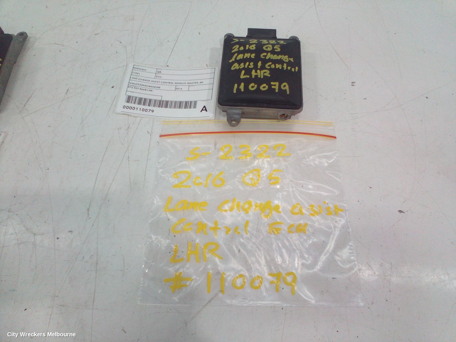 AUDI Q5 ECU, PARK ASSIST MODULE, 8R, 12/2008 - 01/2017