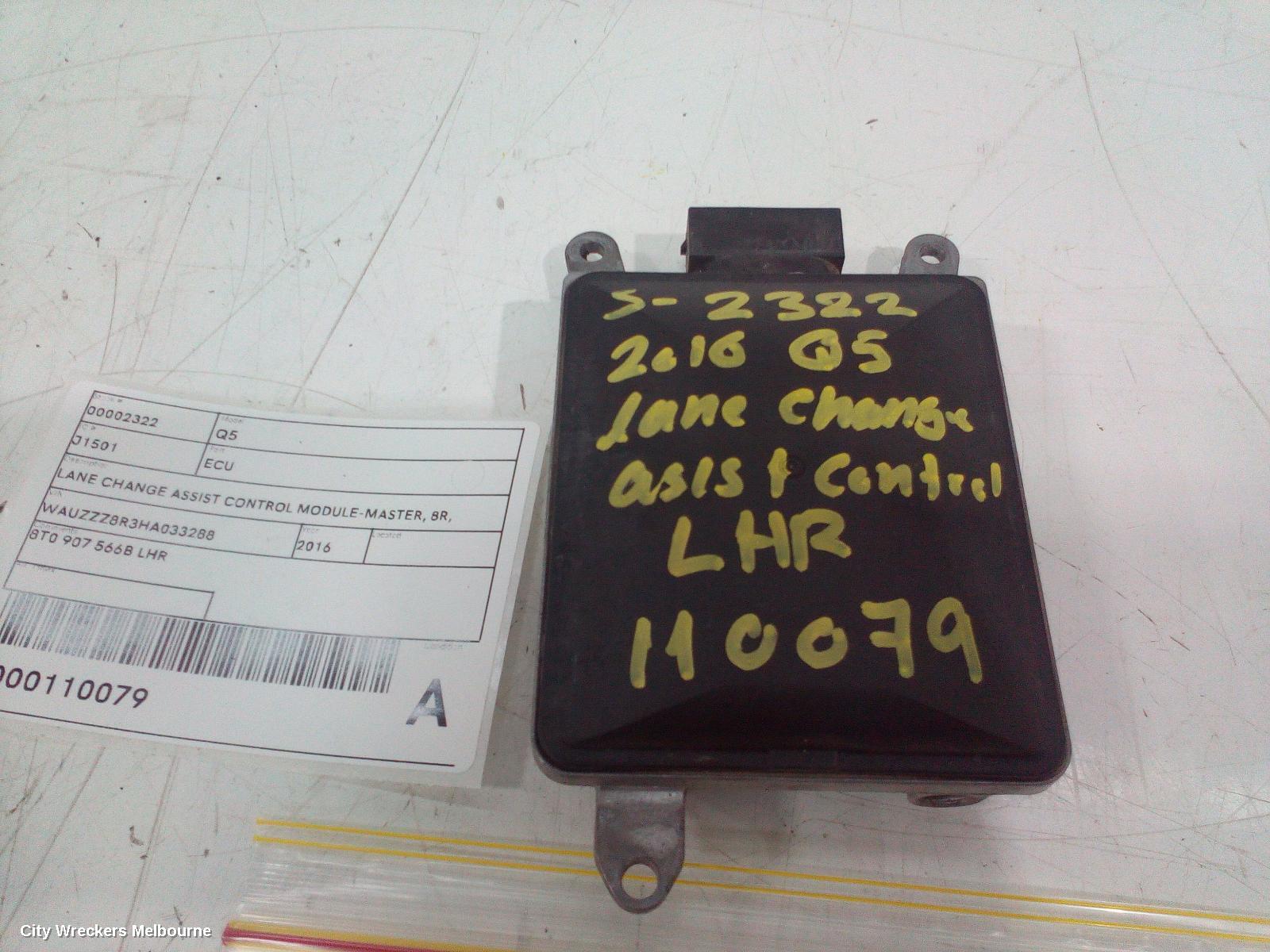 AUDI Q5 ECU, PARK ASSIST MODULE, 8R, 12/2008 - 01/2017