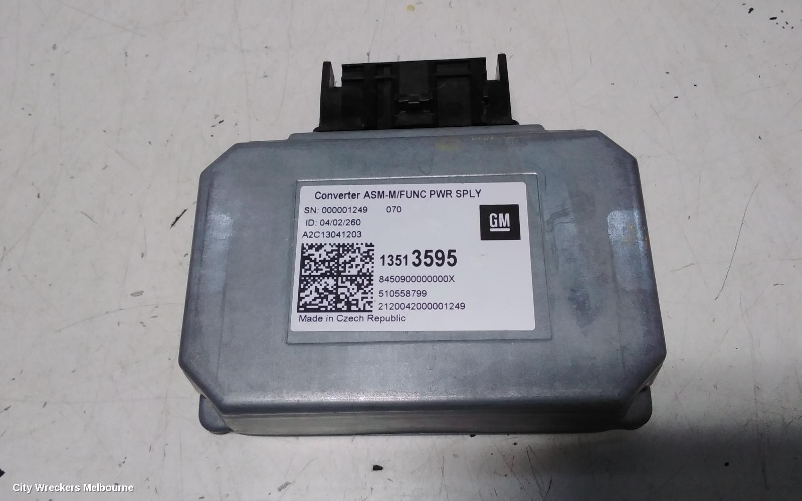 HOLDEN COMMODORE, ZB, 10/2017 - 12/2020, VOLTAGE CONVERTER ~ 1351 3595: 110086