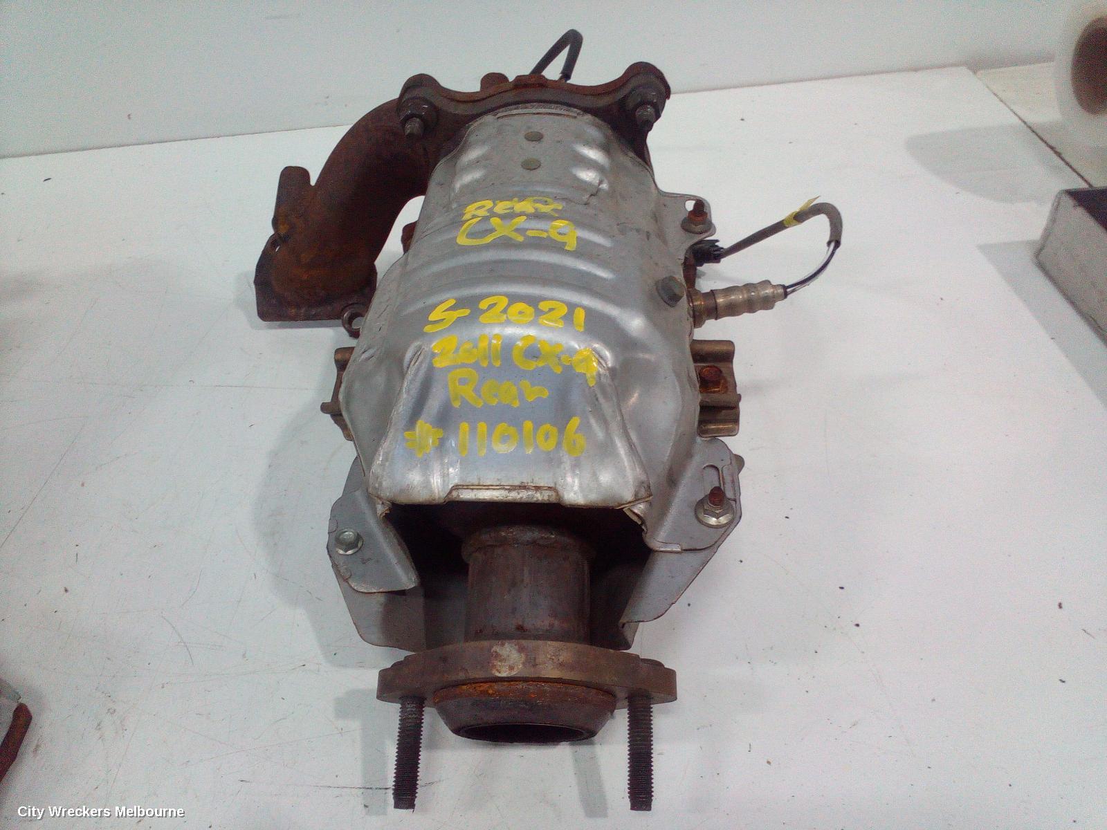 MAZDA CX9 CATALYTIC CONVERTER, BOLT ON CAT TYPE (TO MANIFOLD), 3.7, PETROL, REAR, TB, 12/2007 - 12/2015