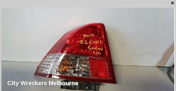 HONDA CIVIC LEFT TAILLIGHT, 7TH GEN, SEDAN, 10/2003 - 12/2005