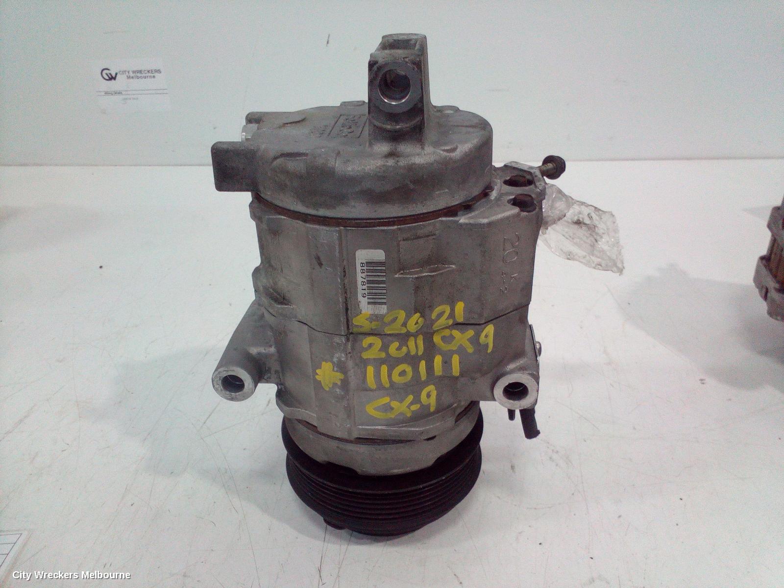 MAZDA CX9 A/C COMPRESSOR, TB, 12/2007 - 12/2015