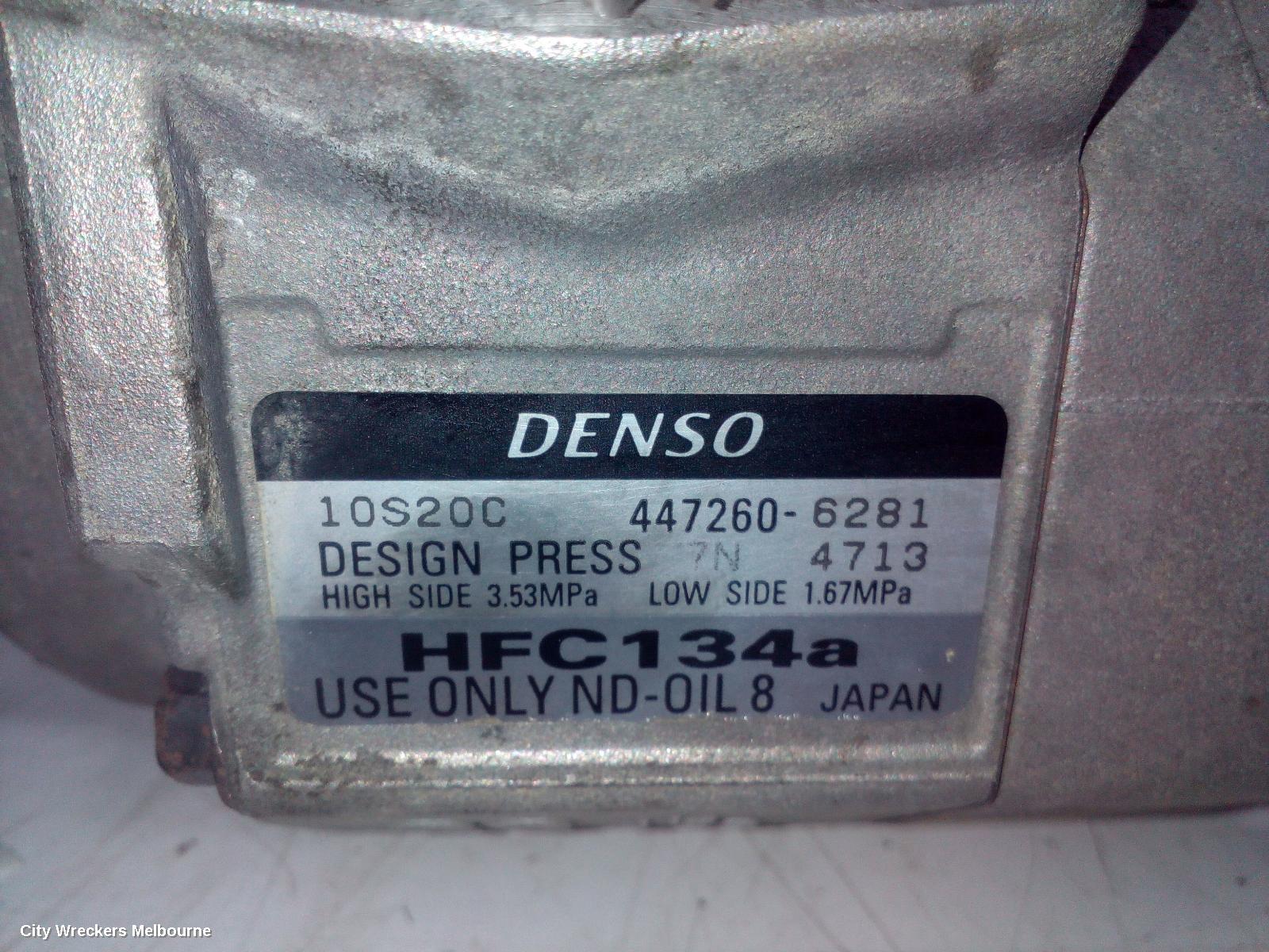 MAZDA CX9 A/C COMPRESSOR, TB, 12/2007 - 12/2015