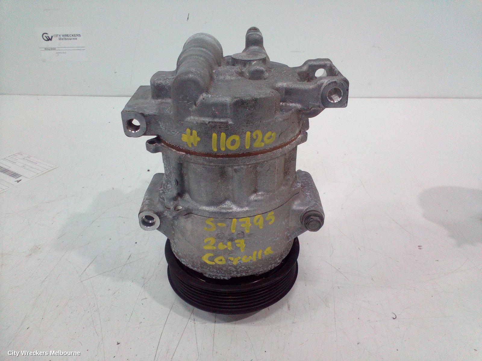 TOYOTA COROLLA A/C COMPRESSOR, ZRE182R, 1.8, 2ZR-FE, PETROL, NON HYBRID, 10/2012 - 06/2018