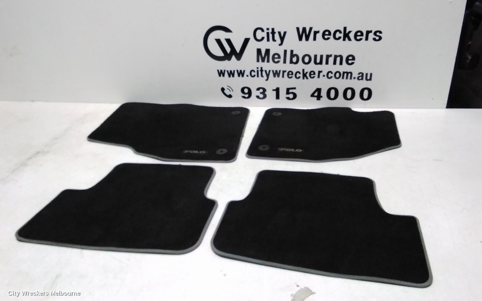 VOLKSWAGEN POLO FLOOR MATS, AW, 09/2017 ONWARDS