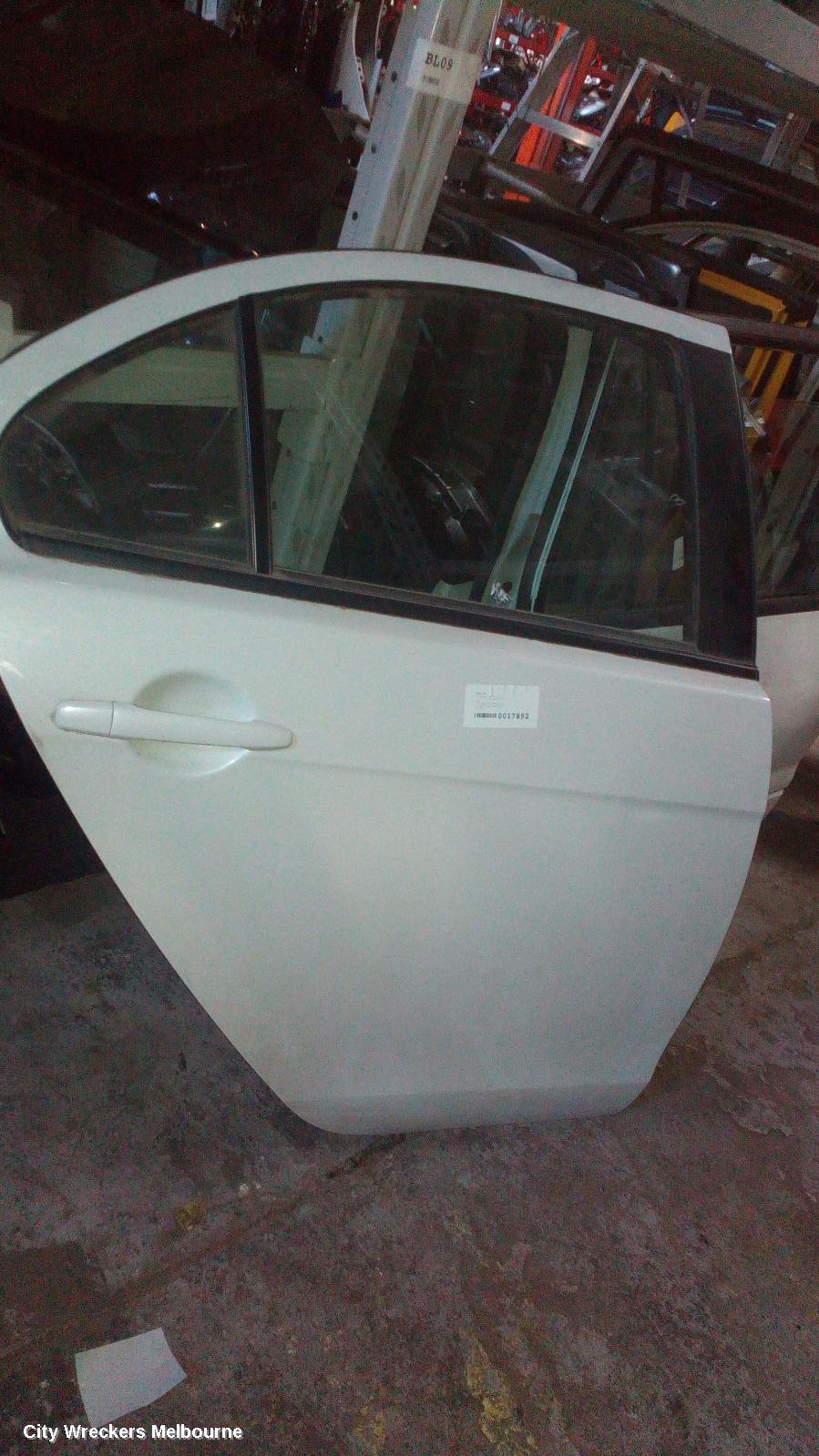 MITSUBISHI LANCER RIGHT REAR DOOR, CF, SEDAN/HATCH, 11/2015 - 12/2017