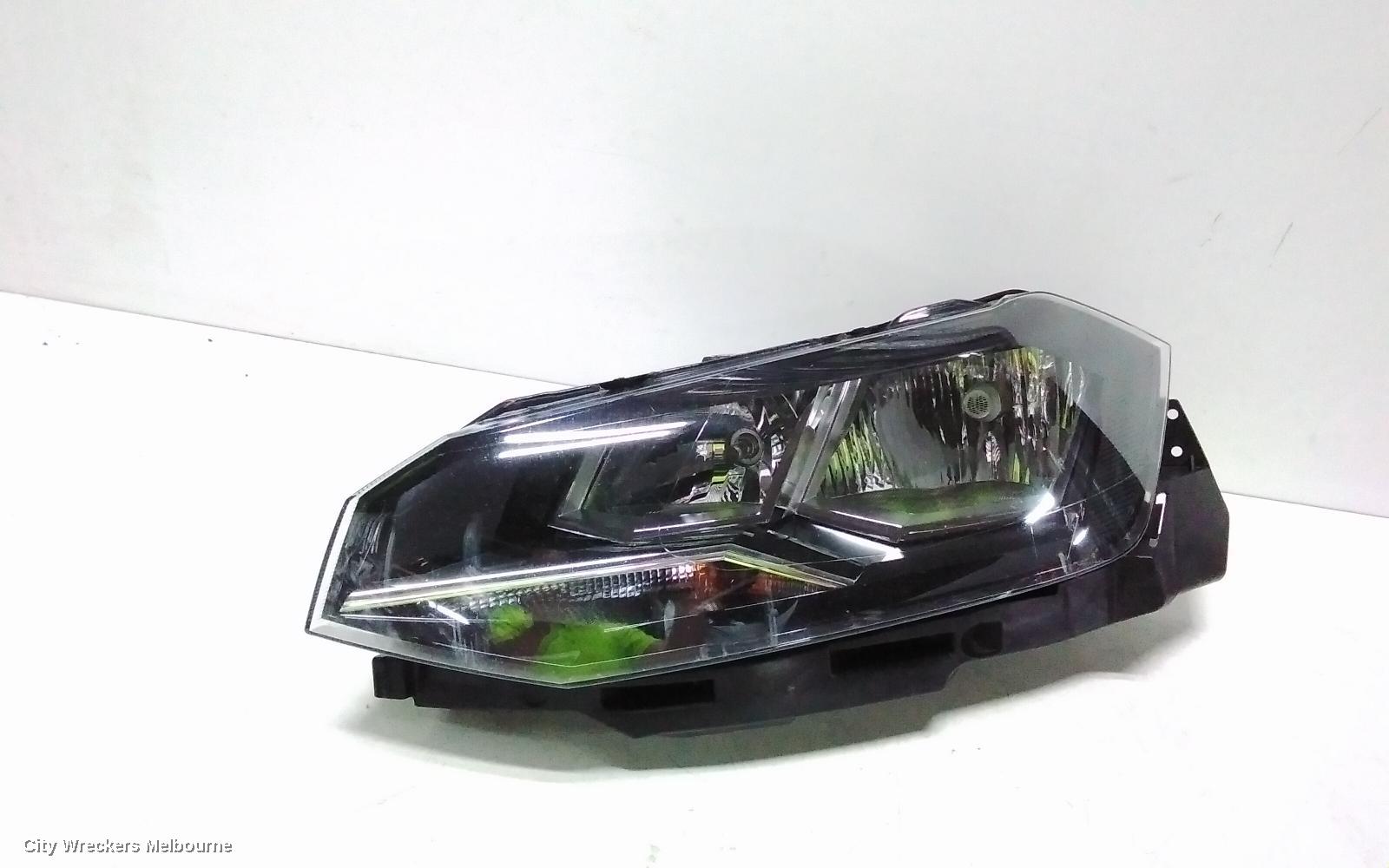 VOLKSWAGEN POLO LEFT HEADLAMP, AW, HALOGEN TYPE, 09/2017 - 01/2022