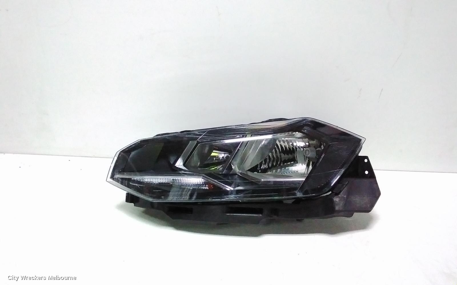 VOLKSWAGEN POLO LEFT HEADLAMP, AW, HALOGEN TYPE, 09/2017 - 01/2022