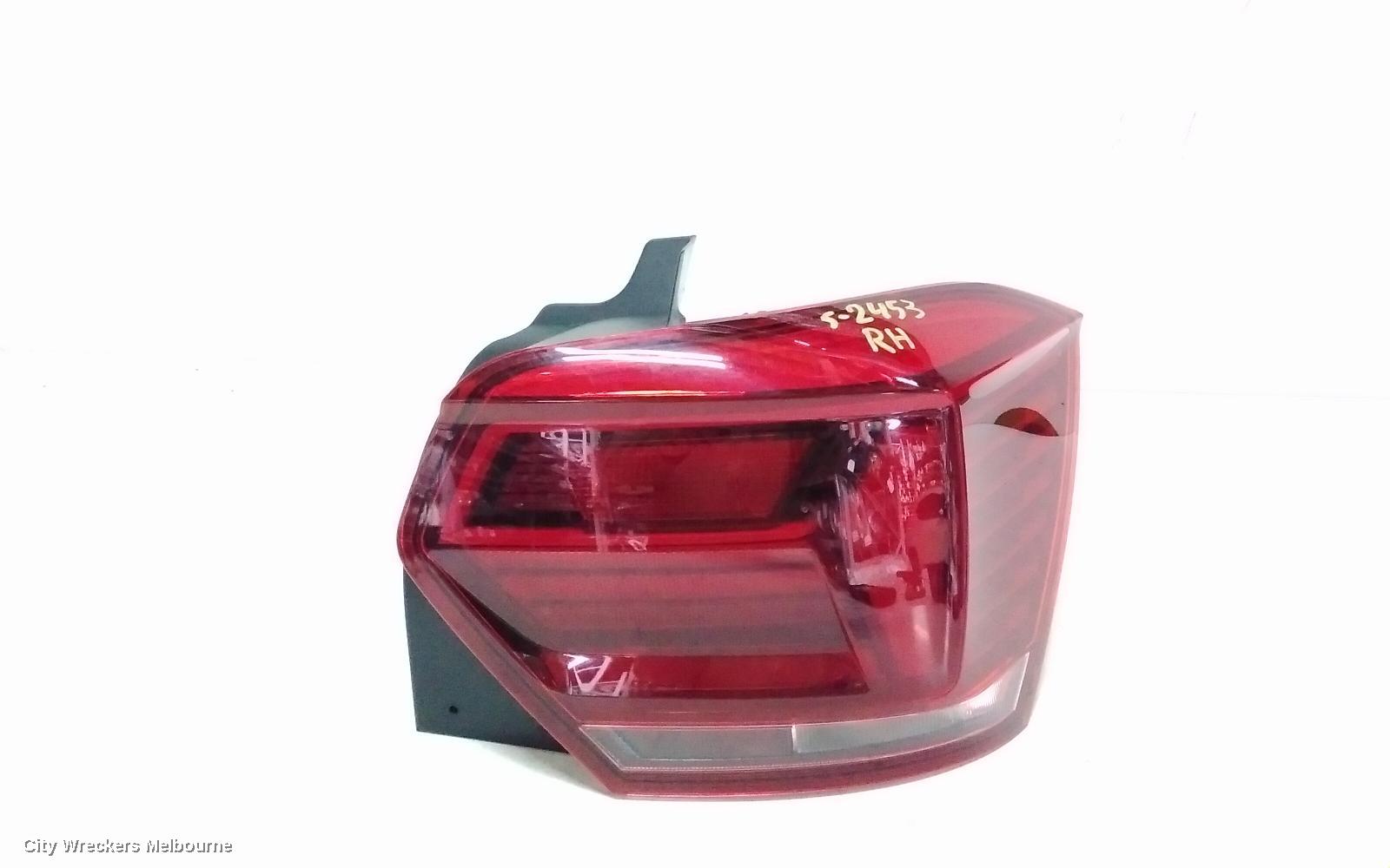VOLKSWAGEN POLO RIGHT TAILLIGHT, AW, NON LED TYPE, 09/2017 - 01/2022