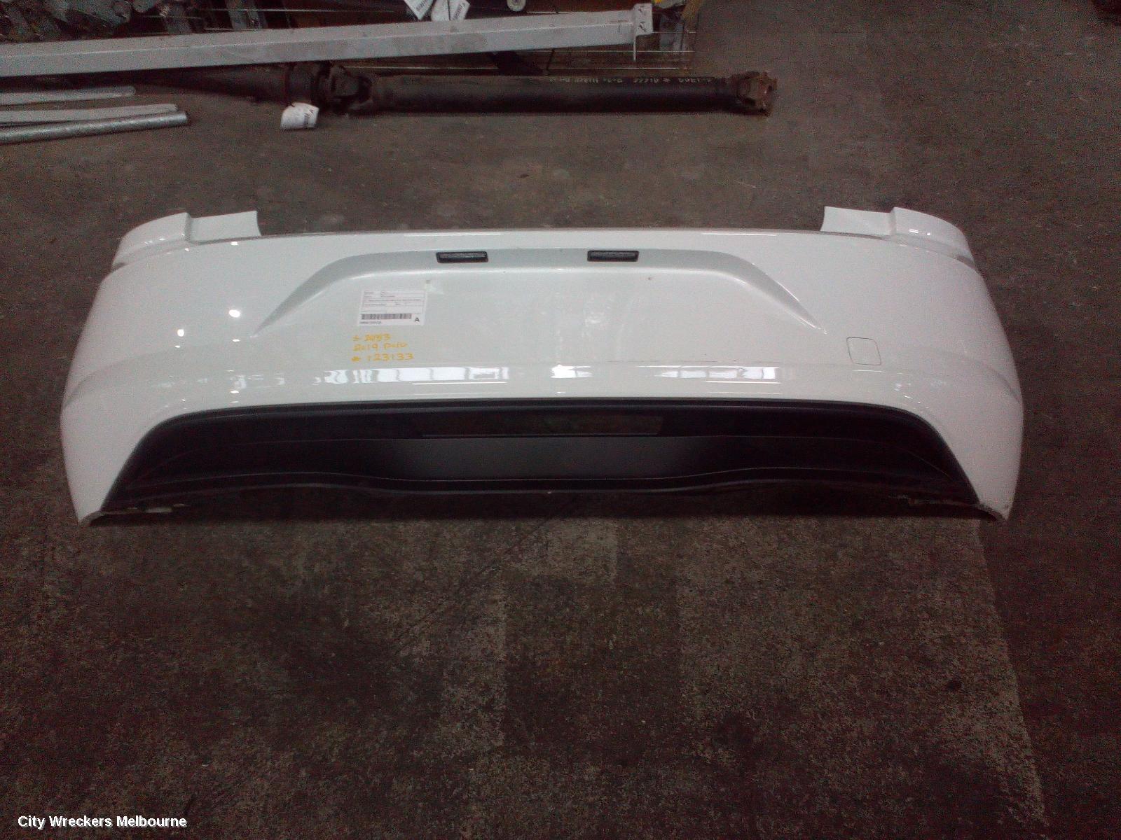 VOLKSWAGEN POLO REAR BUMPER, AW, TRENDLINE/COMFORTLINE/STYLE, NON PARK SENSOR TYPE, 09/2017 - 01/2022