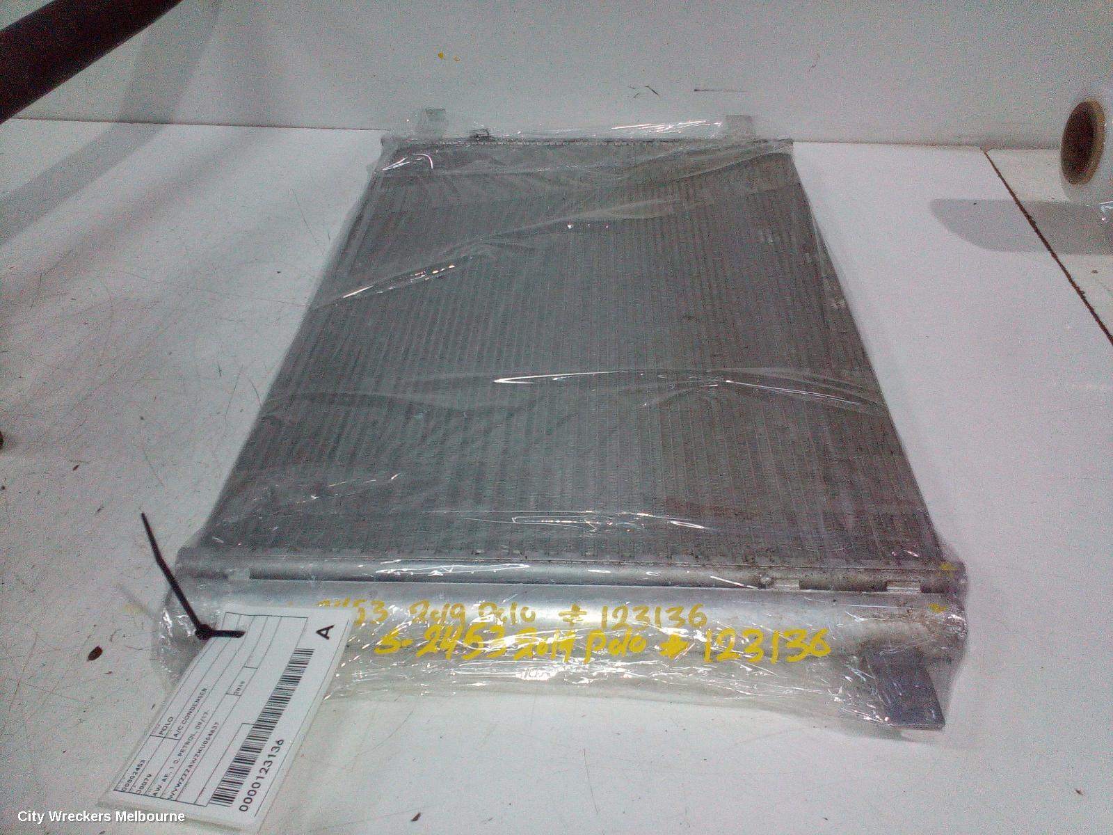 VOLKSWAGEN POLO A/C CONDENSER, AW-AE, 1.0, PETROL, 09/2017 ONWARDS