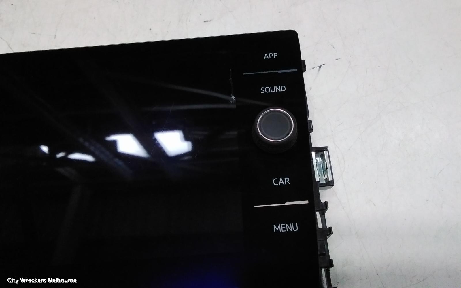 VOLKSWAGEN POLO RADIO/CD/DVD/SAT/TV, DISPLAY UNIT, 8IN, COMPOSITION MEDIA (NON SAT NAV TYPE), AW-AE, 09/2017 ONWARDS