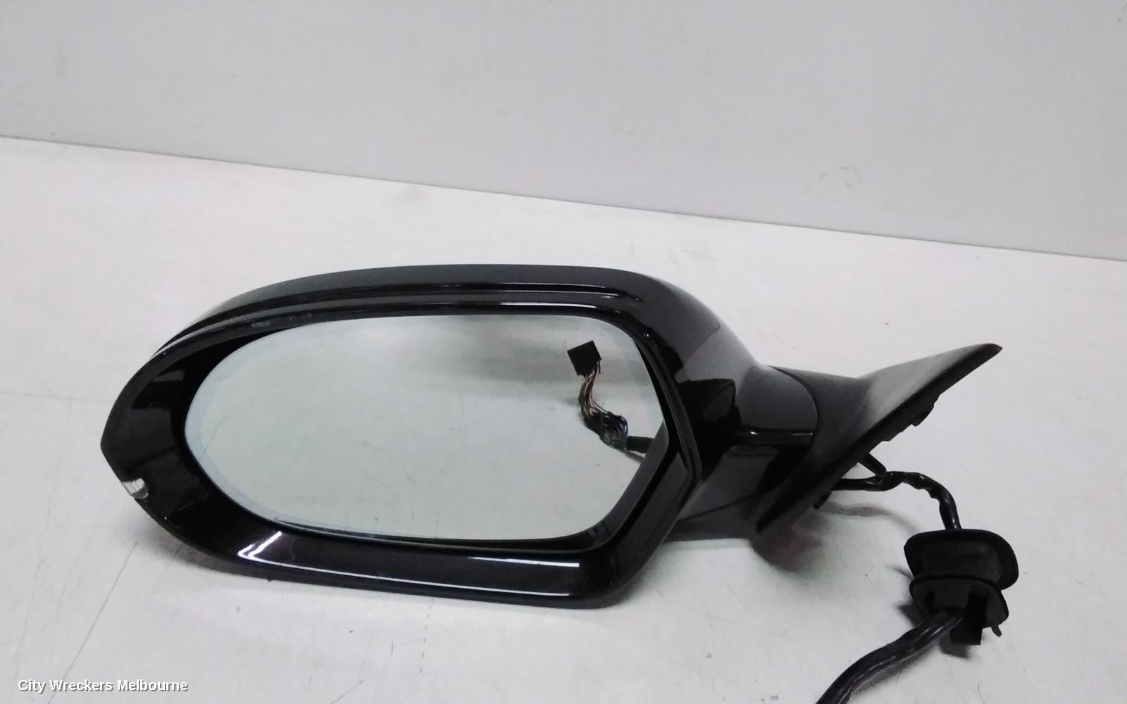 AUDI A6 LEFT DOOR MIRROR, 4G/C7, POWER FOLD, NON LANE CHANGE ASSIST, W/ CAMERA TYPE (6XL/7Y0/KA6), 01/2012 - 06/2018
