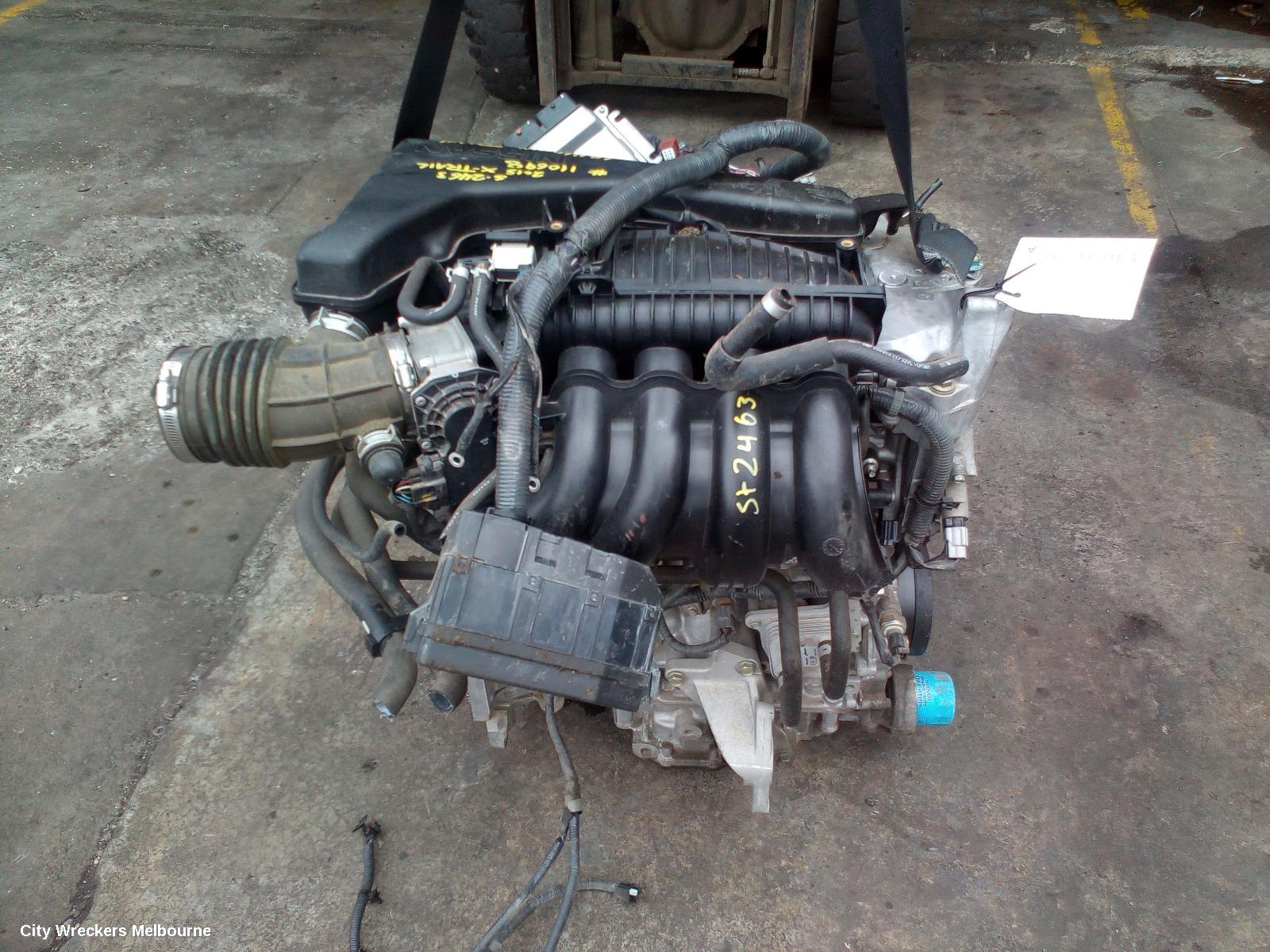NISSAN XTRAIL ENGINE, PETROL, 2.5, QR25DE, AUTO T/M, T32, 02/2014 - 07/2022